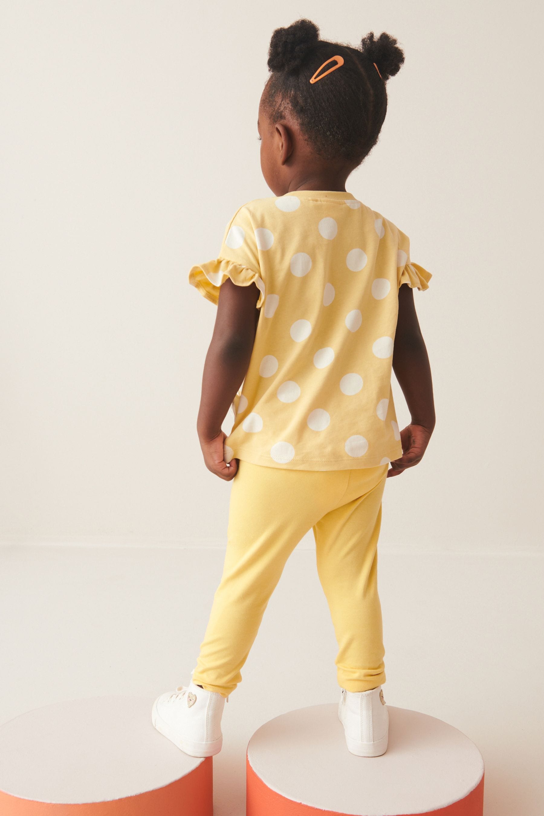 Yellow Long Sleeve Bag T-Shirt (3mths-7yrs)