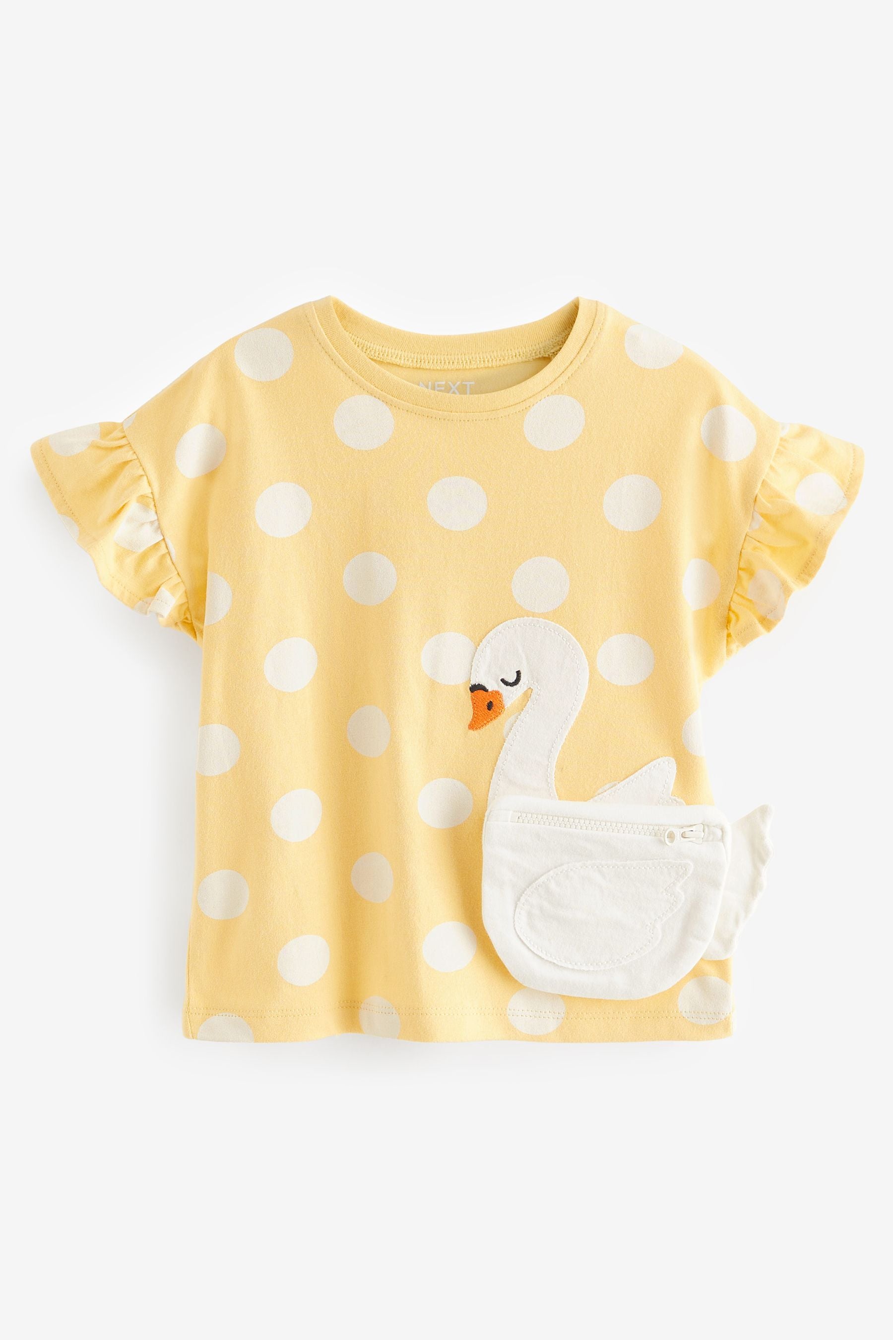 Yellow Long Sleeve Bag T-Shirt (3mths-7yrs)