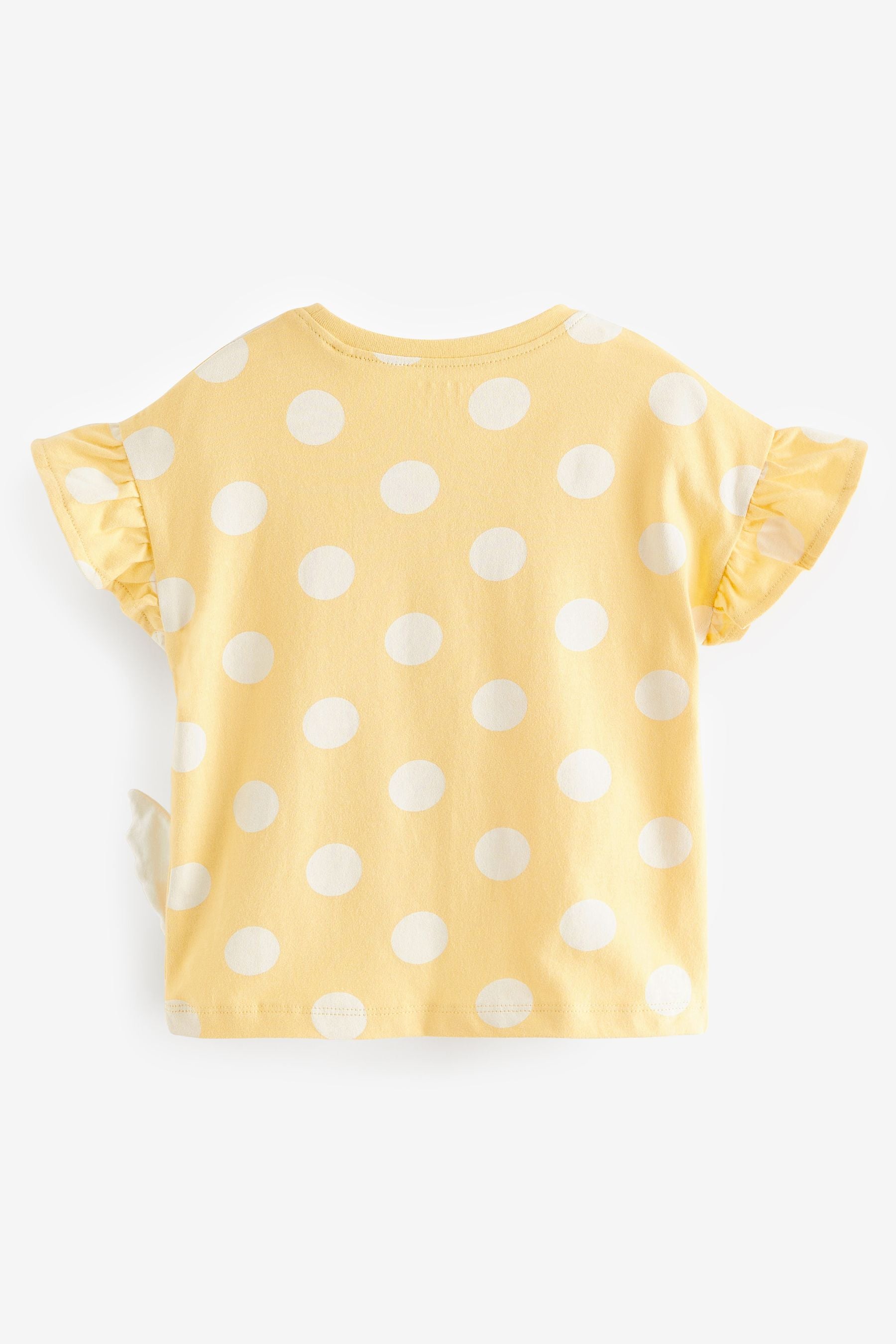 Yellow Long Sleeve Bag T-Shirt (3mths-7yrs)