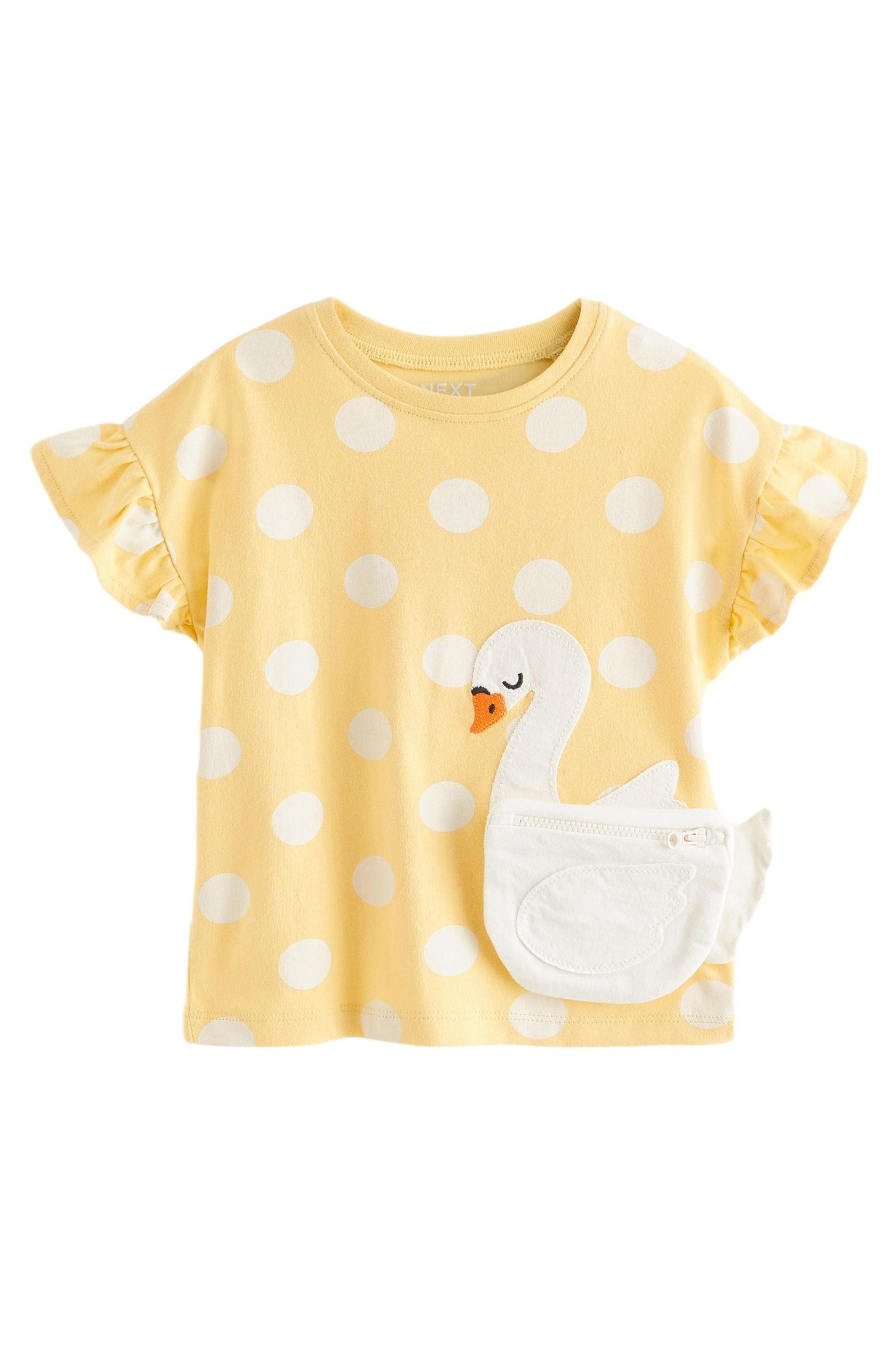 Yellow Long Sleeve Bag T-Shirt (3mths-7yrs)