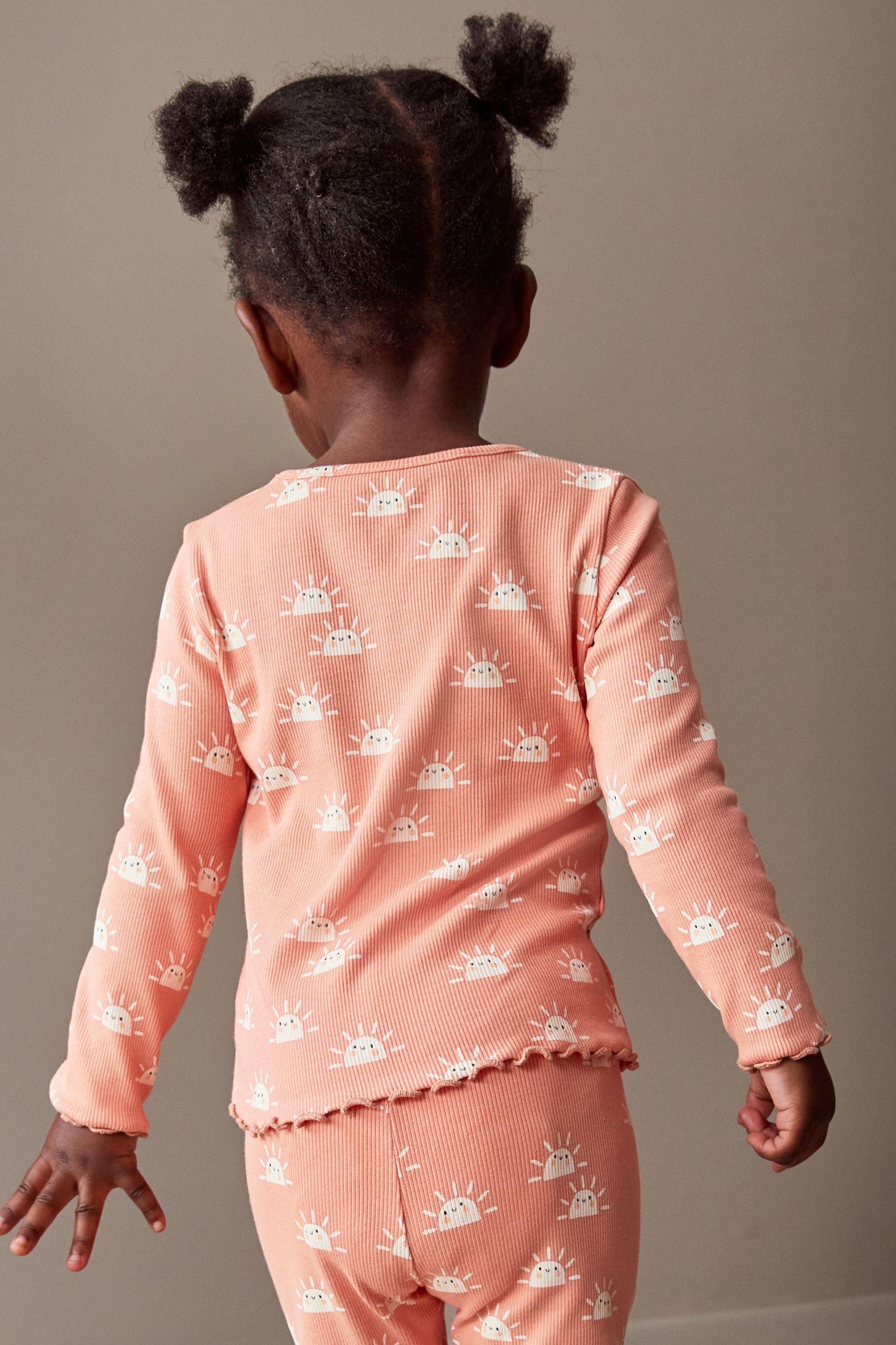 Pink Sun T-Shirt Cotton-Rich Long Sleeve Rib T-Shirt (3mths-7yrs)