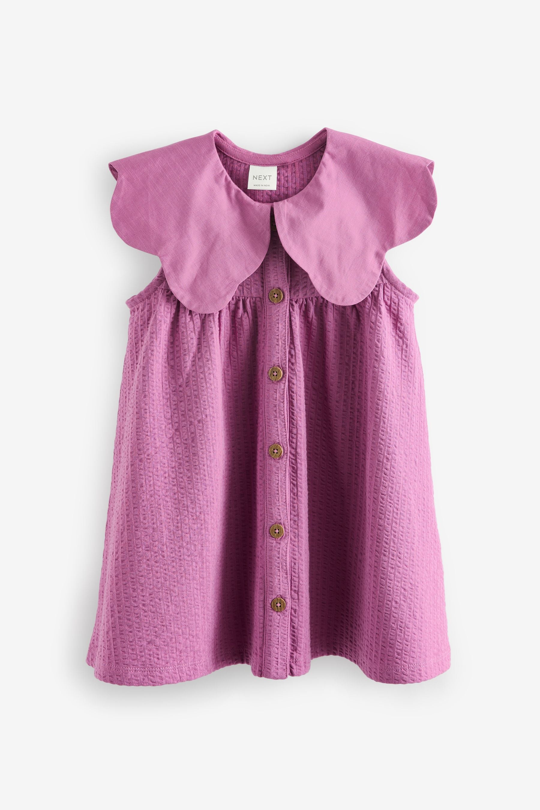 Pink 100% Cotton Summer Dress (3mths-7yrs)