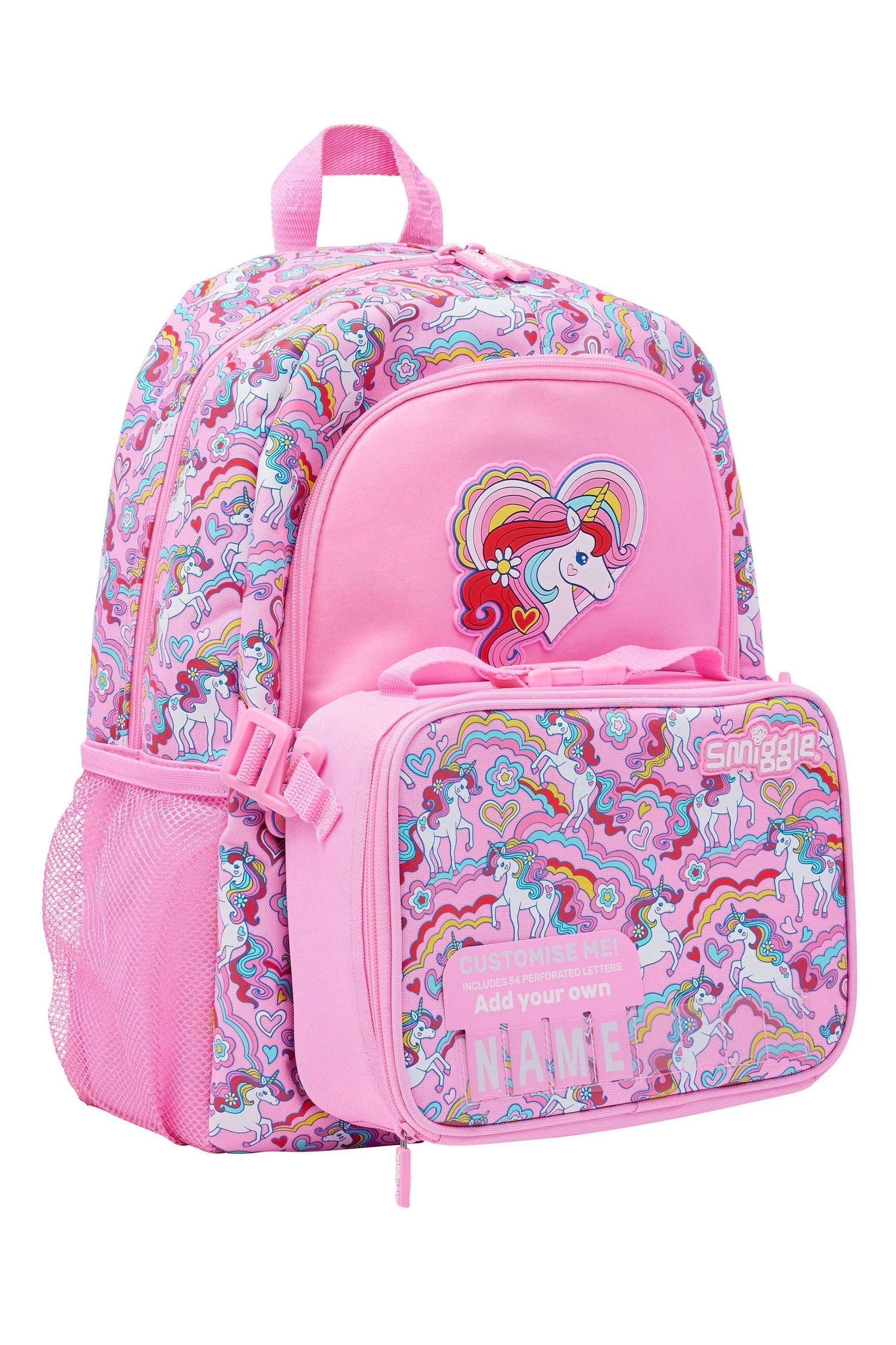 Smiggle Pink Wild Side Classic Attach Backpack