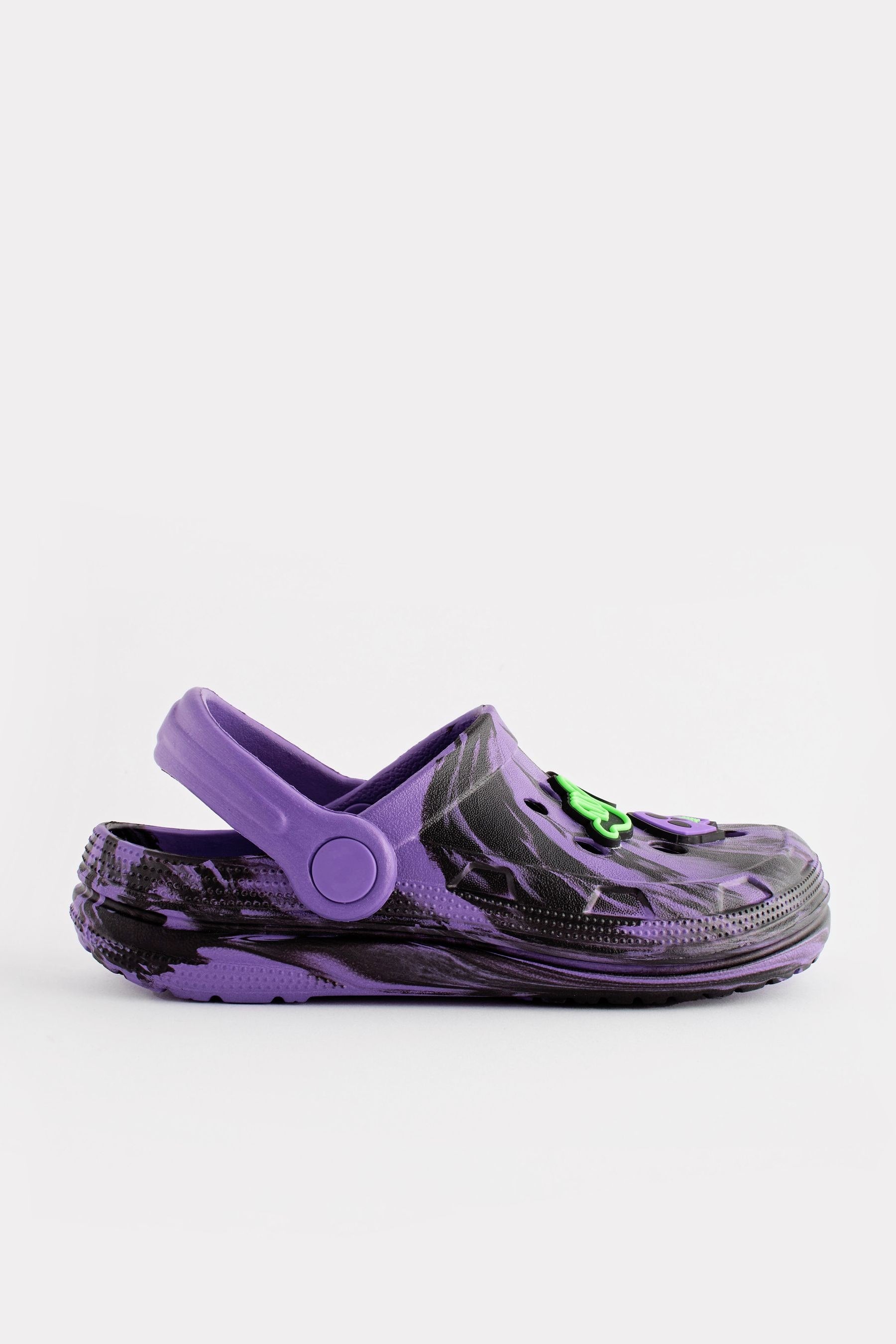 Purple Marble Clogs