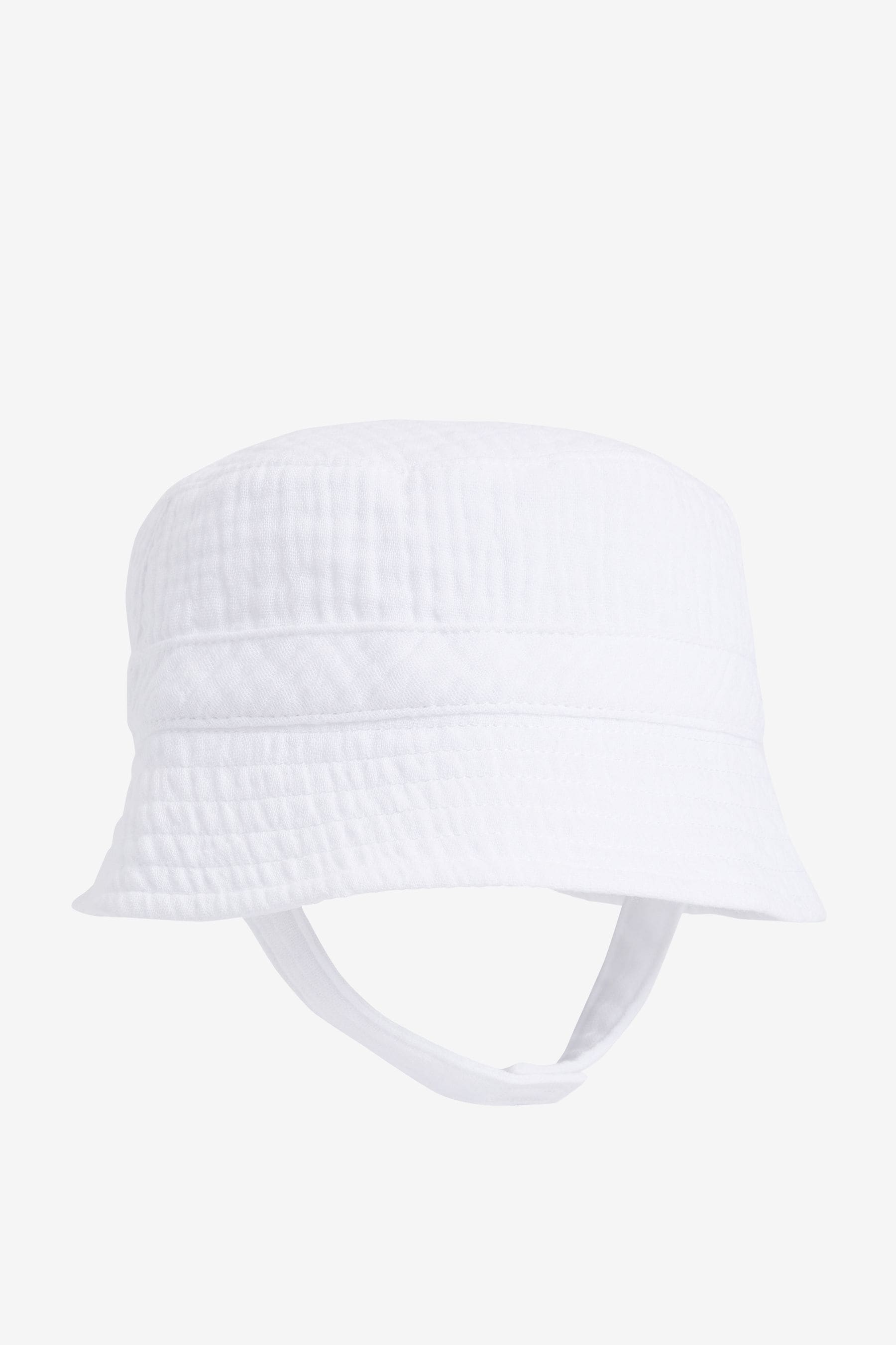 White Baby Bucket Hat (0mths-2yrs)