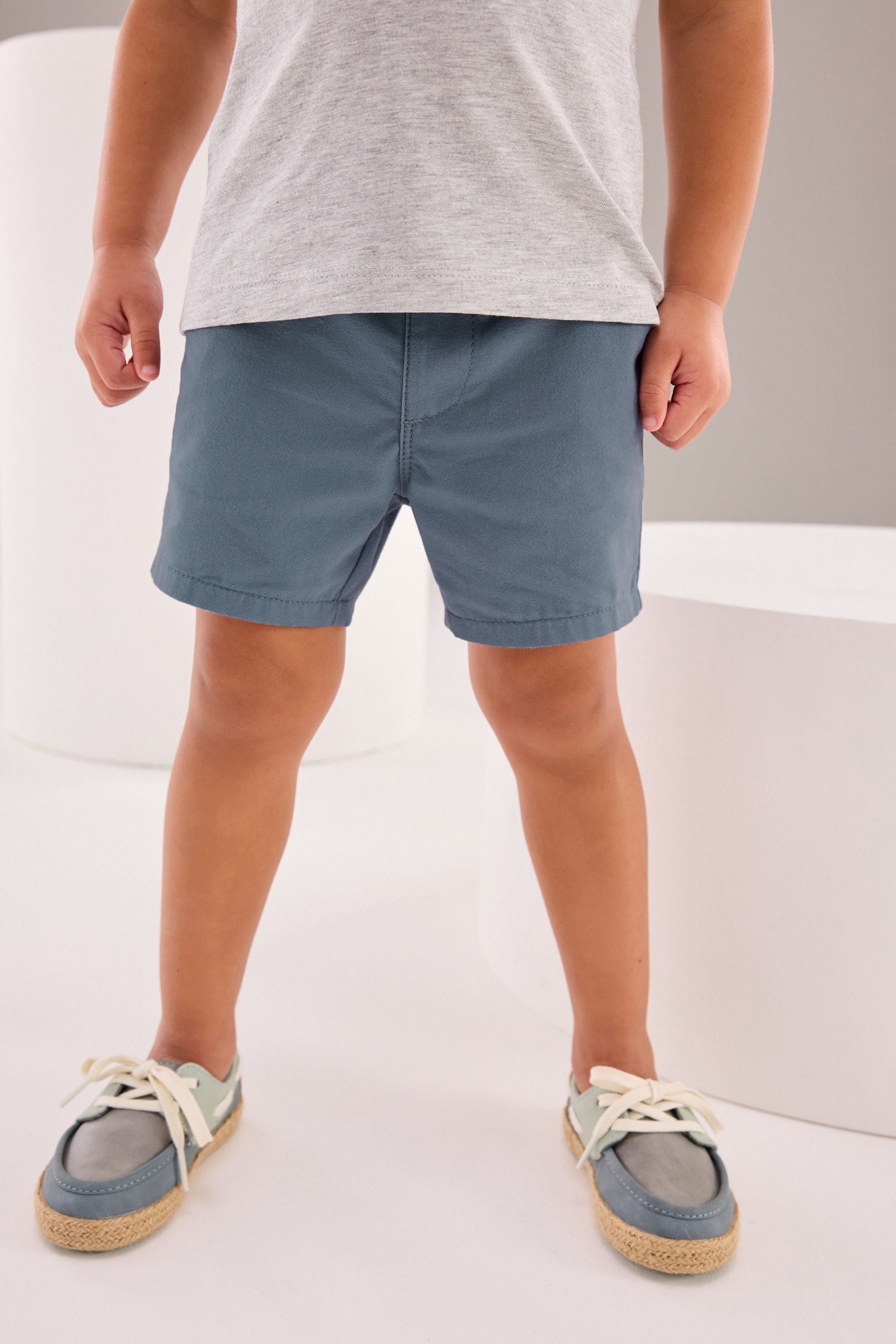 Mid Blue Chinos Shorts (3mths-7yrs)