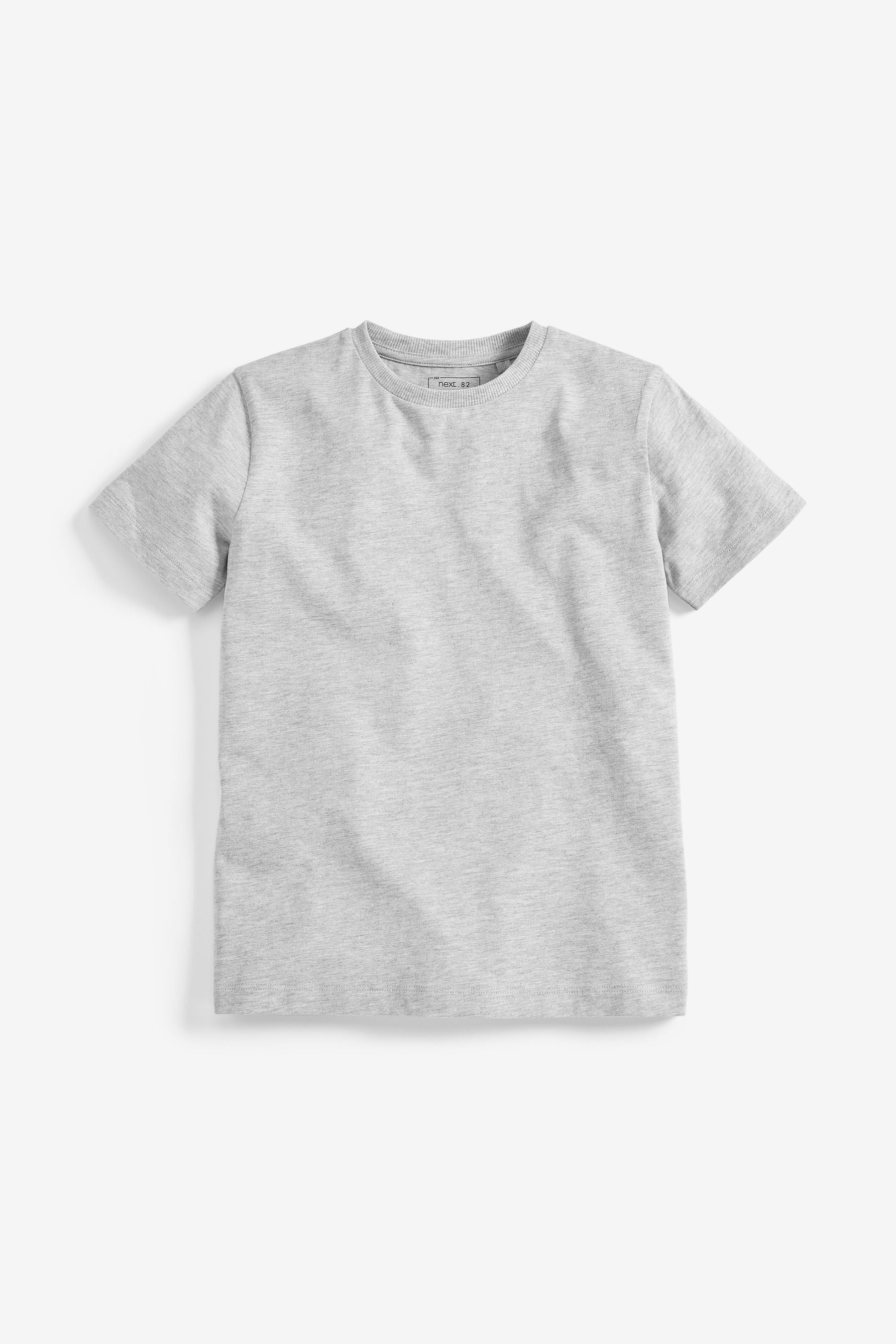 Black/White/Grey 100% Cotton Short Sleeve T-Shirts 3 Pack (3-16yrs)