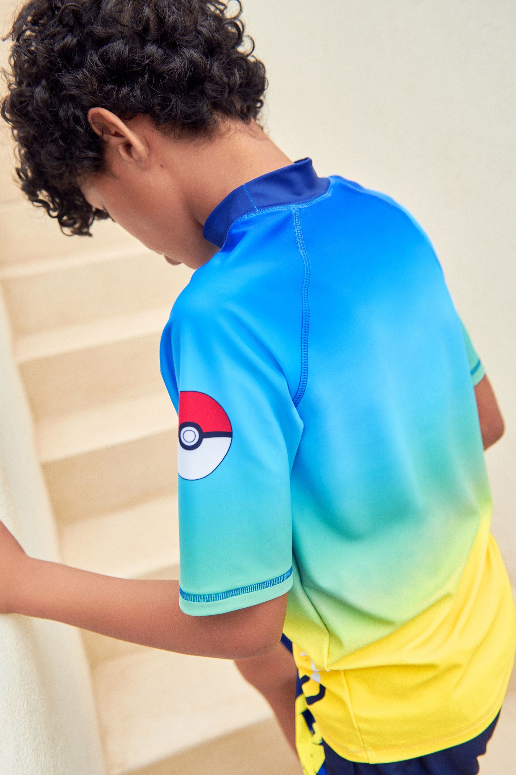 Blue Pokemon Rash Vest (3-16yrs)