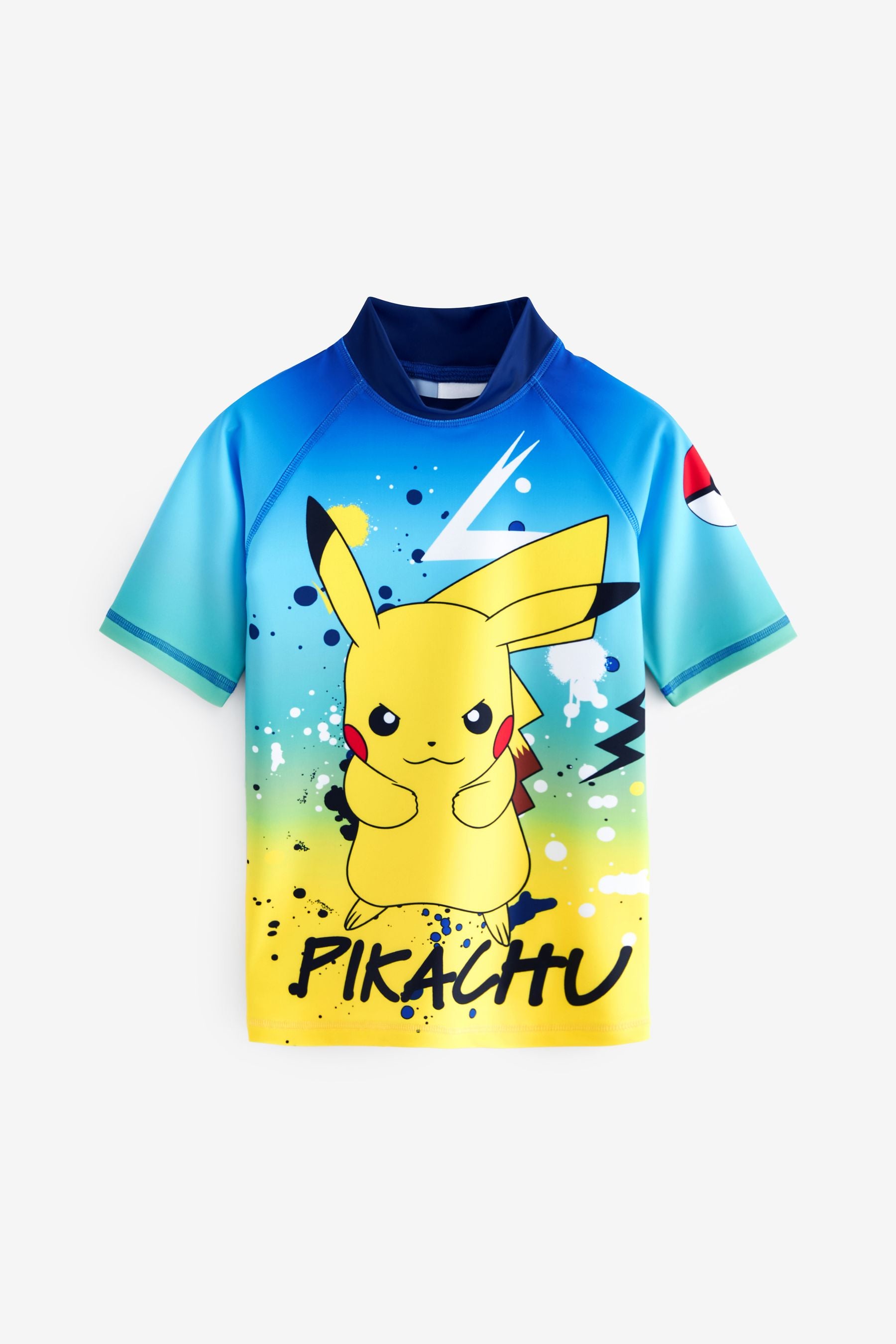 Blue Pokemon Rash Vest (3-16yrs)