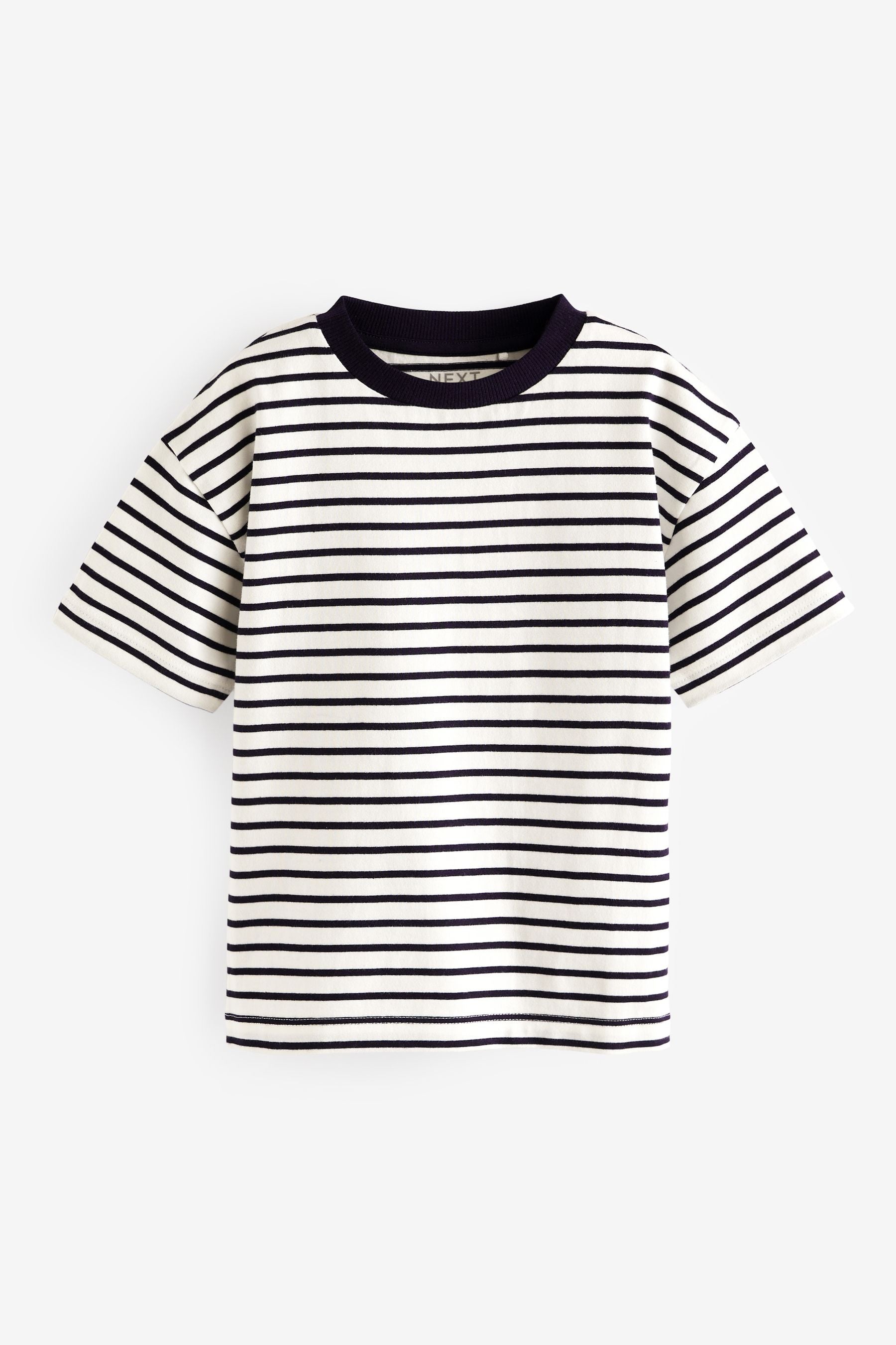 Blue Stripe Short Sleeve T-Shirts 5 Pack (3mths-7yrs)