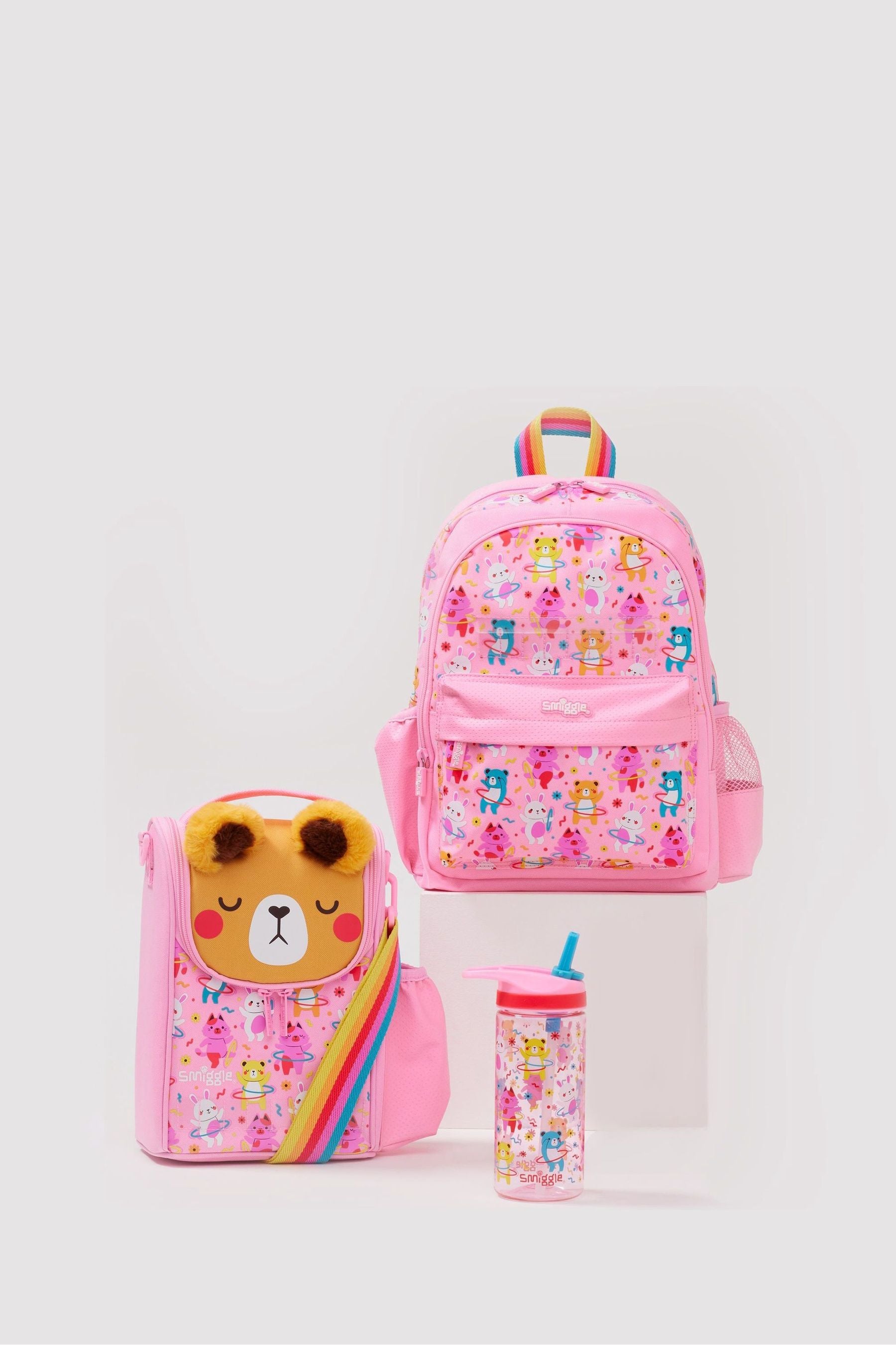 Smiggle Pink Lets Play 3 Piece School Bundle