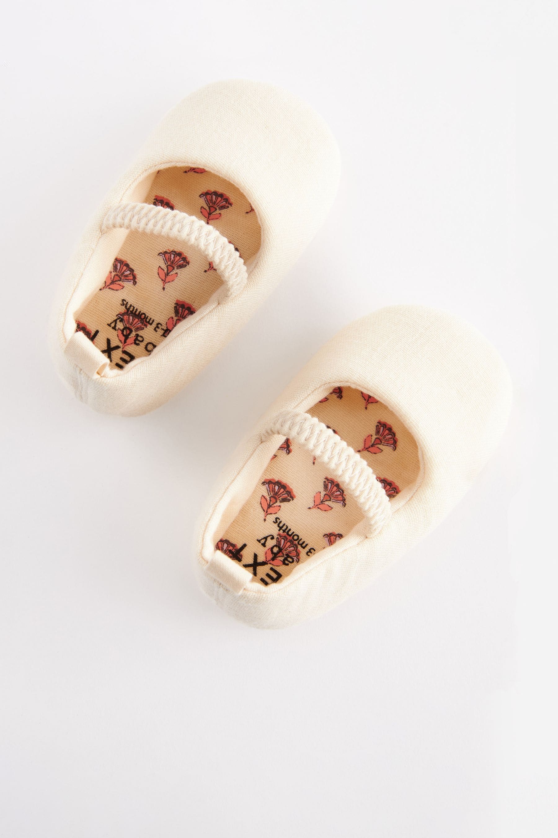 Neutral Ballet Baby Shoes (0-24mths)