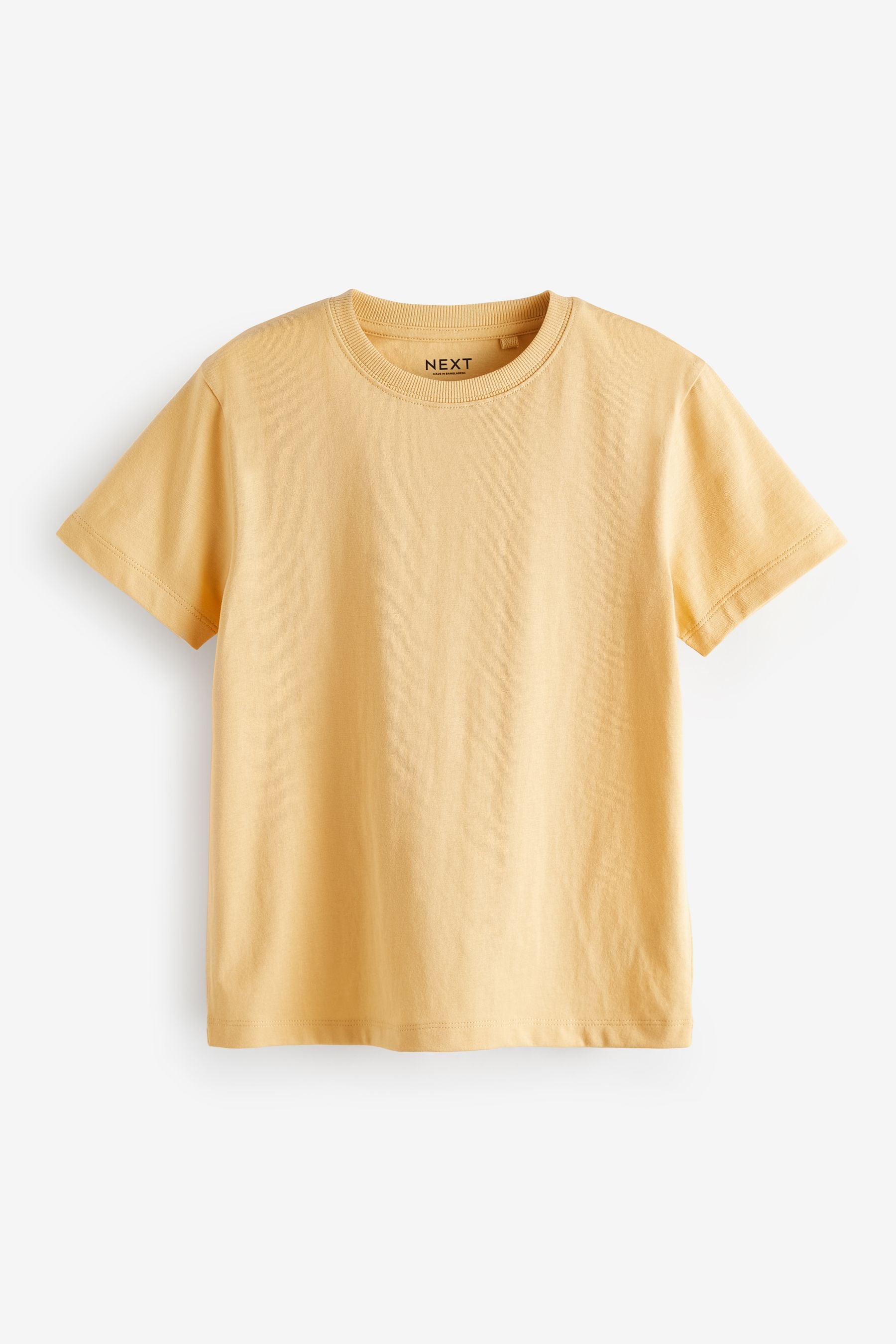 Yellow Buttermilk Regular Fit Short Sleeve 100% Cotton T-Shirt (3-16yrs)