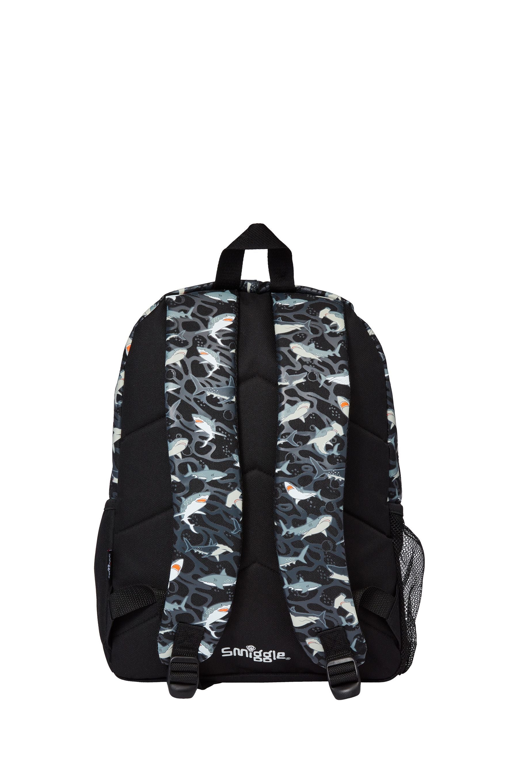 Smiggle Grey Drift Classic Backpack