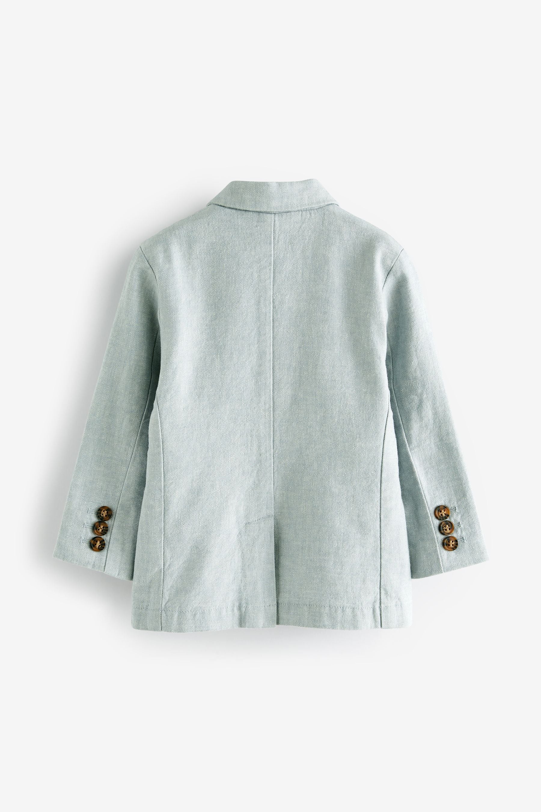 Pale Blue Linen Blend Blazer (3mths-9yrs)