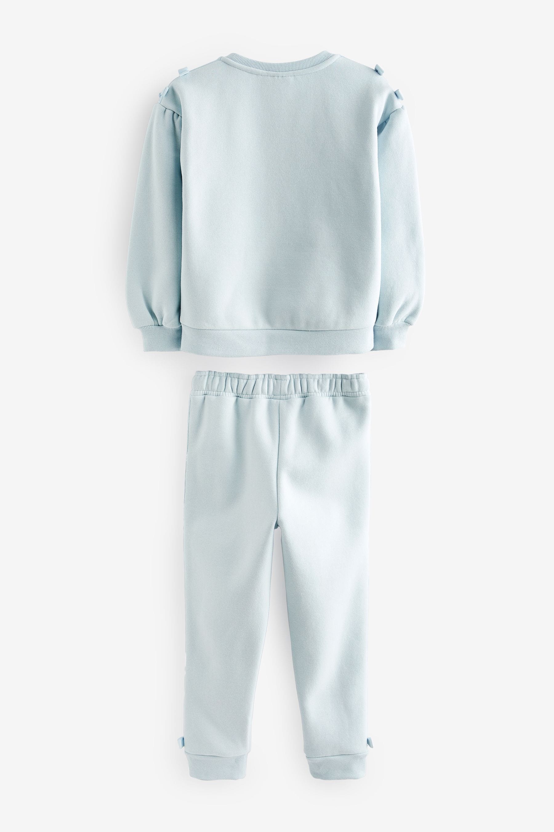 Blue Baker by Ted Baker (12-18mths- 13yrs) Bow Sweater and Joggers Set