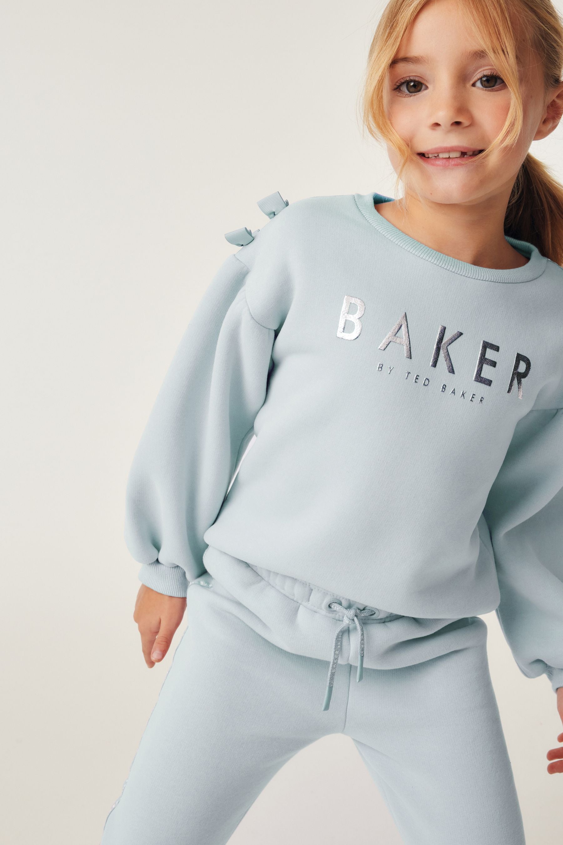 Baker by Ted Baker 100% Cotton Bow Sweater & Joggers Set