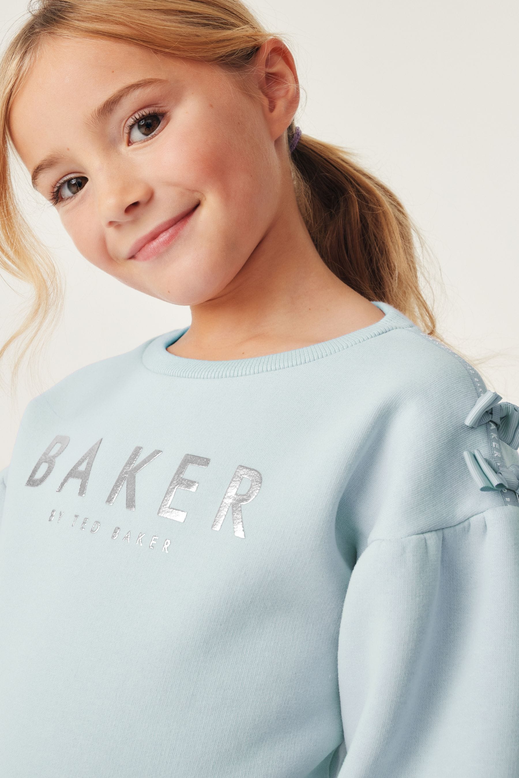 Baker by Ted Baker 100% Cotton Bow Sweater & Joggers Set