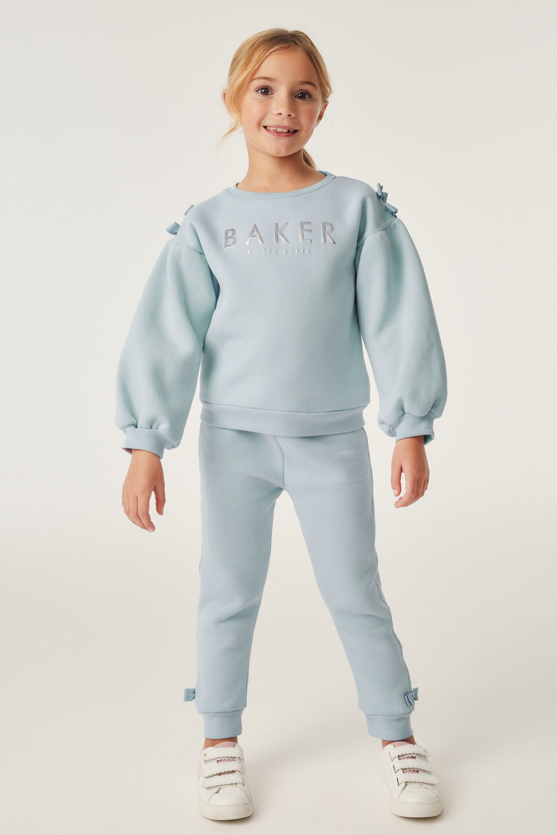 Baker by Ted Baker 100% Cotton Bow Sweater & Joggers Set