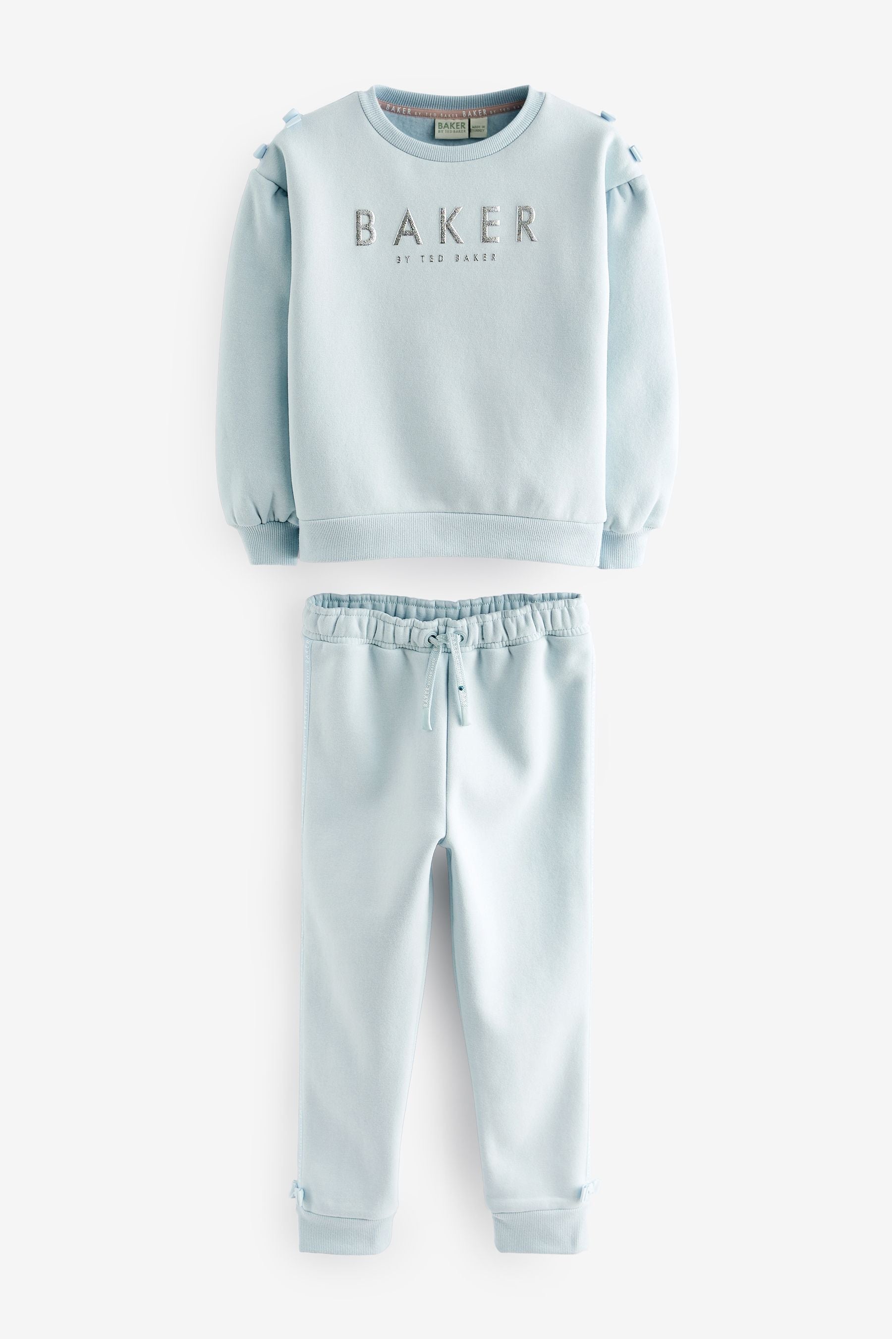 Blue Baker by Ted Baker (12-18mths- 13yrs) Bow Sweater and Joggers Set