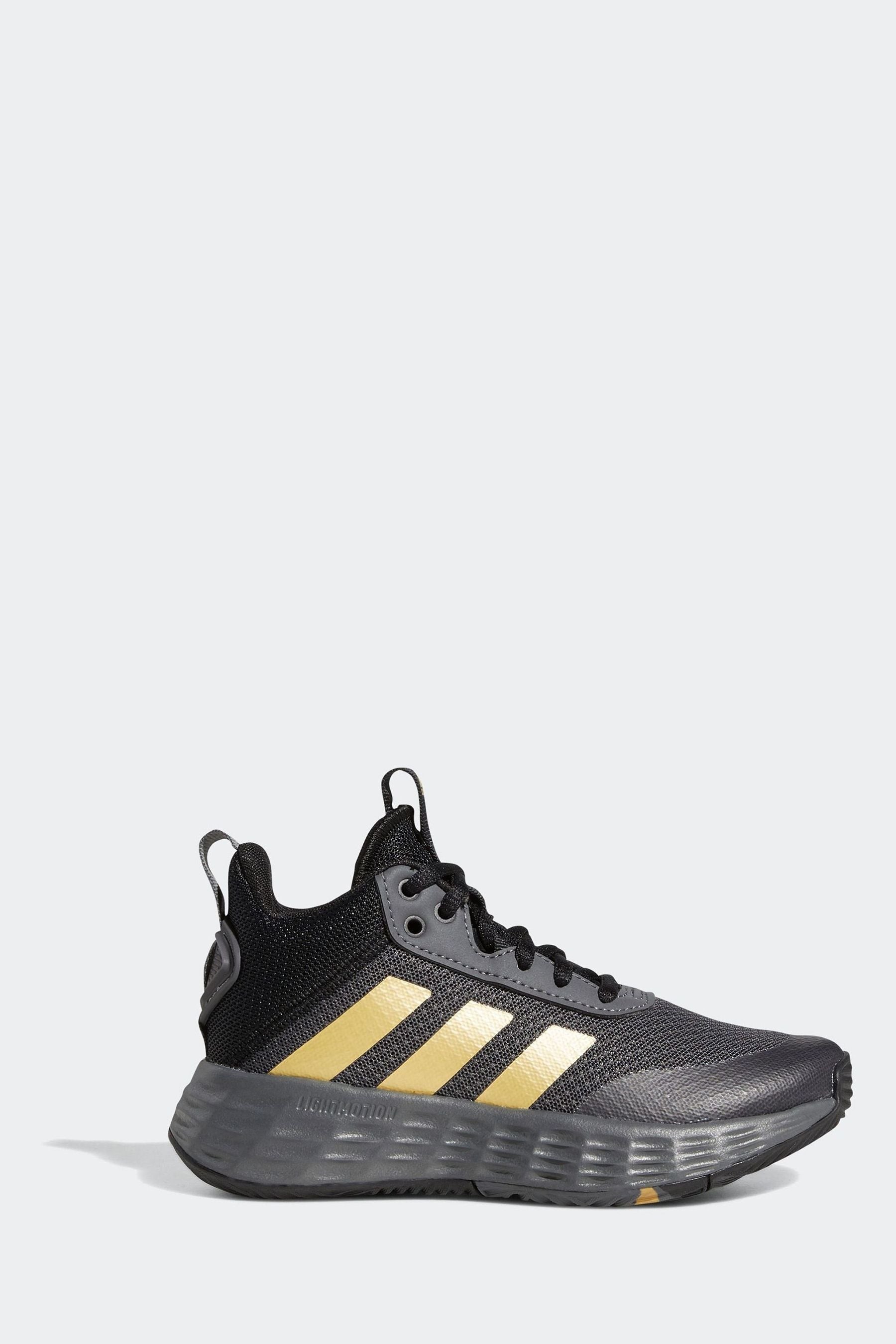 Grey/Black adidas Originals Ownthegame 2.0 Trainers