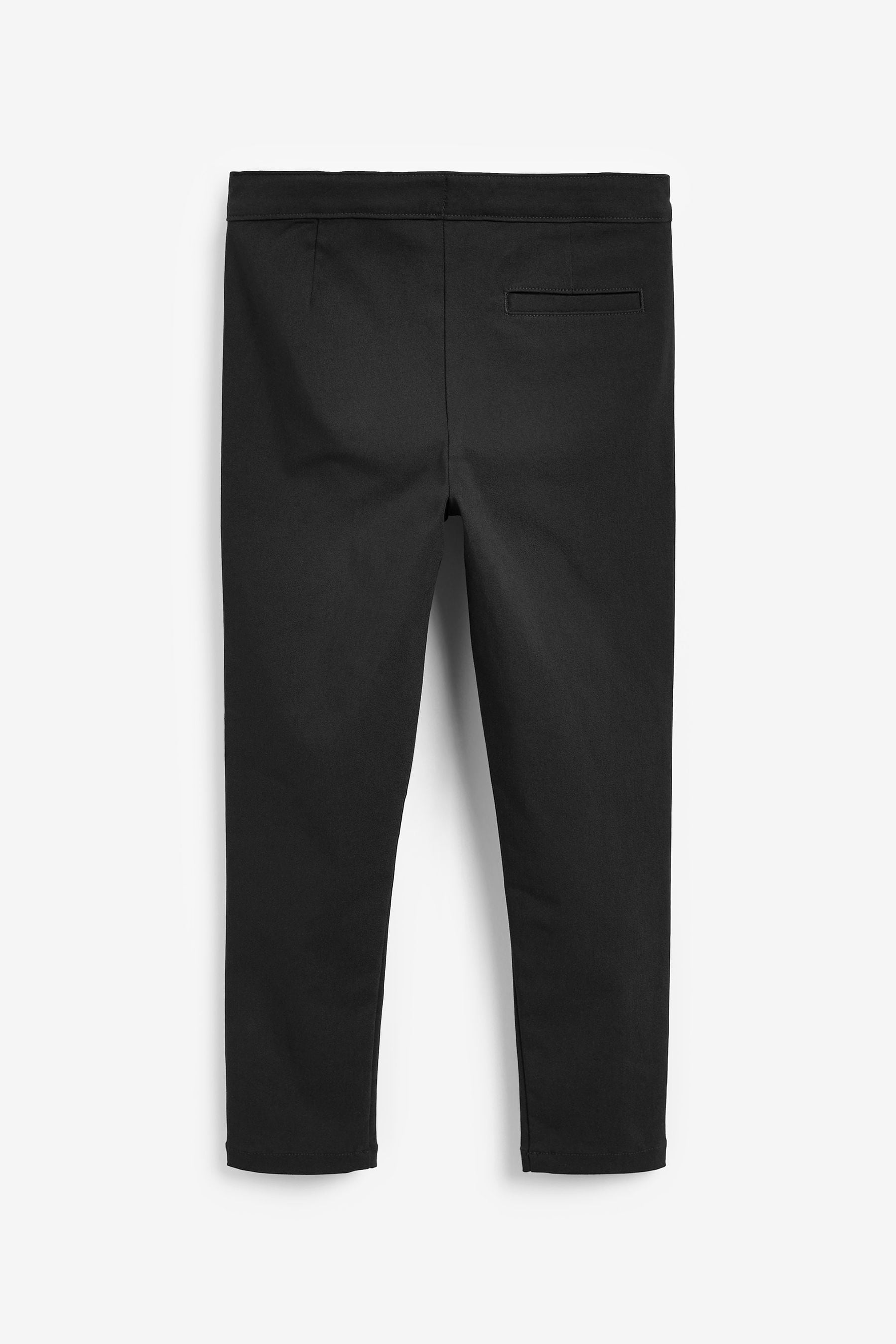 Black Regular Waist School Skinny Stretch Trousers (3-18yrs)