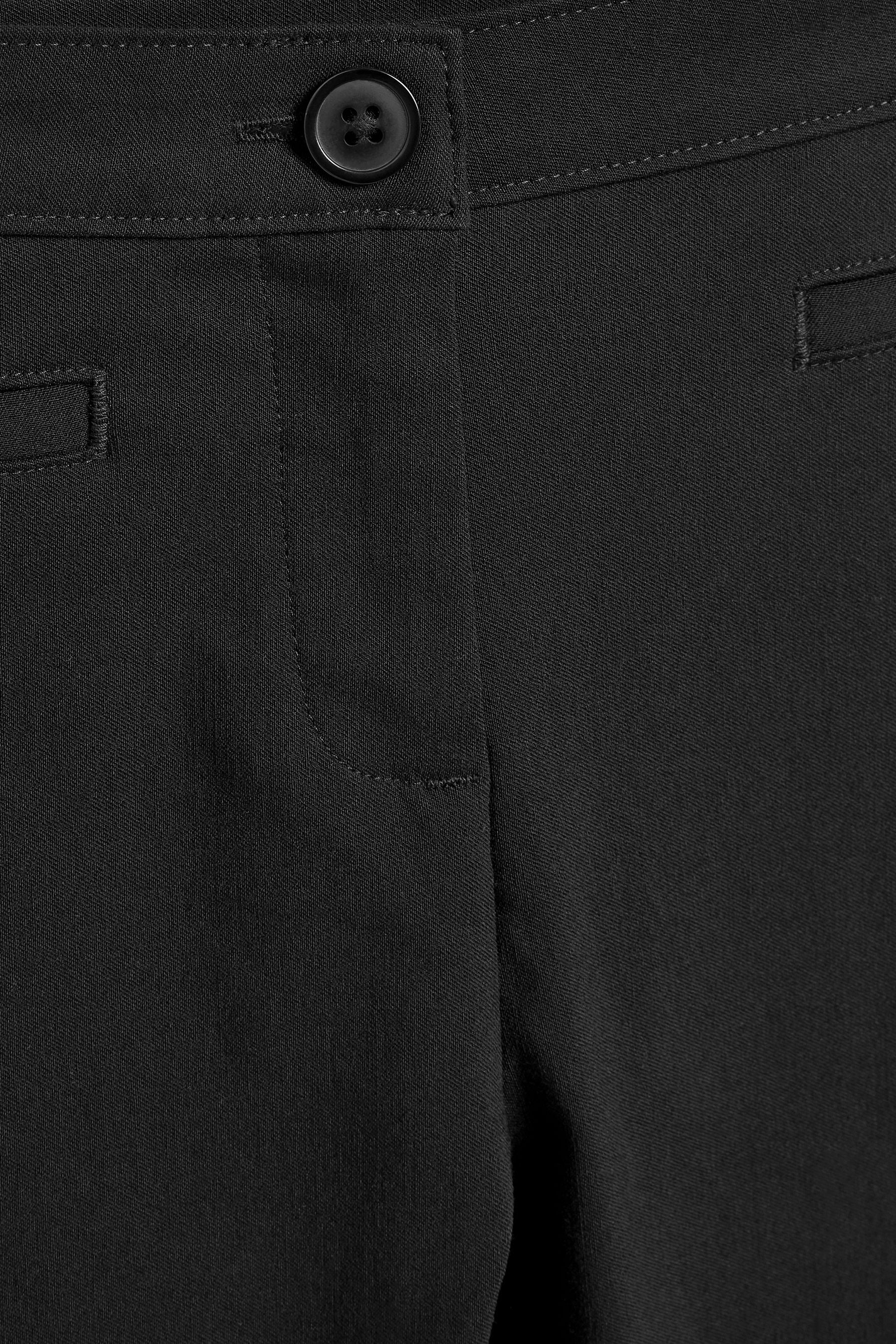 Black Regular Waist School Skinny Stretch Trousers (3-18yrs)