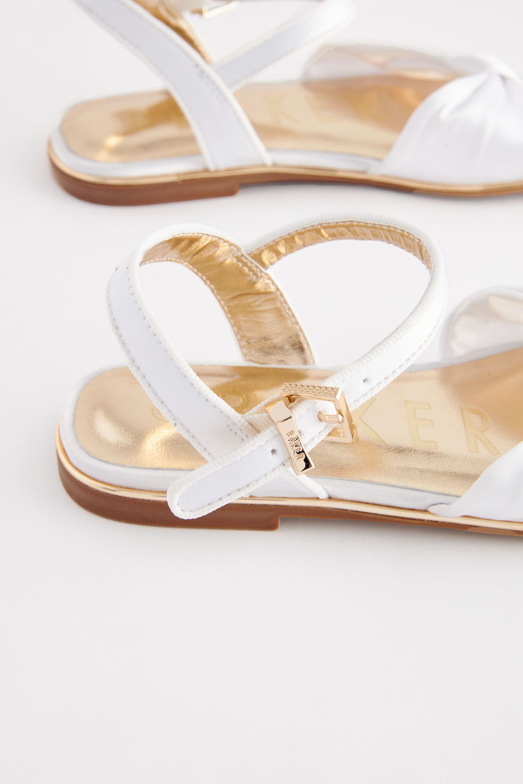 Baker by Ted Baker Girls Satin Bow Sandals