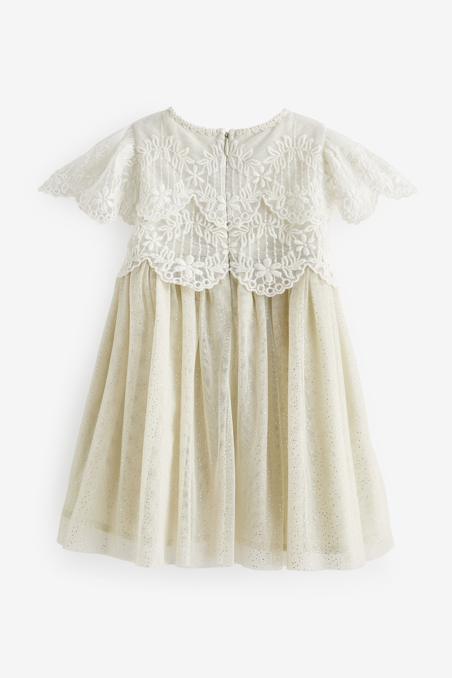 Green Mesh Lace Dress (3mths-7yrs)