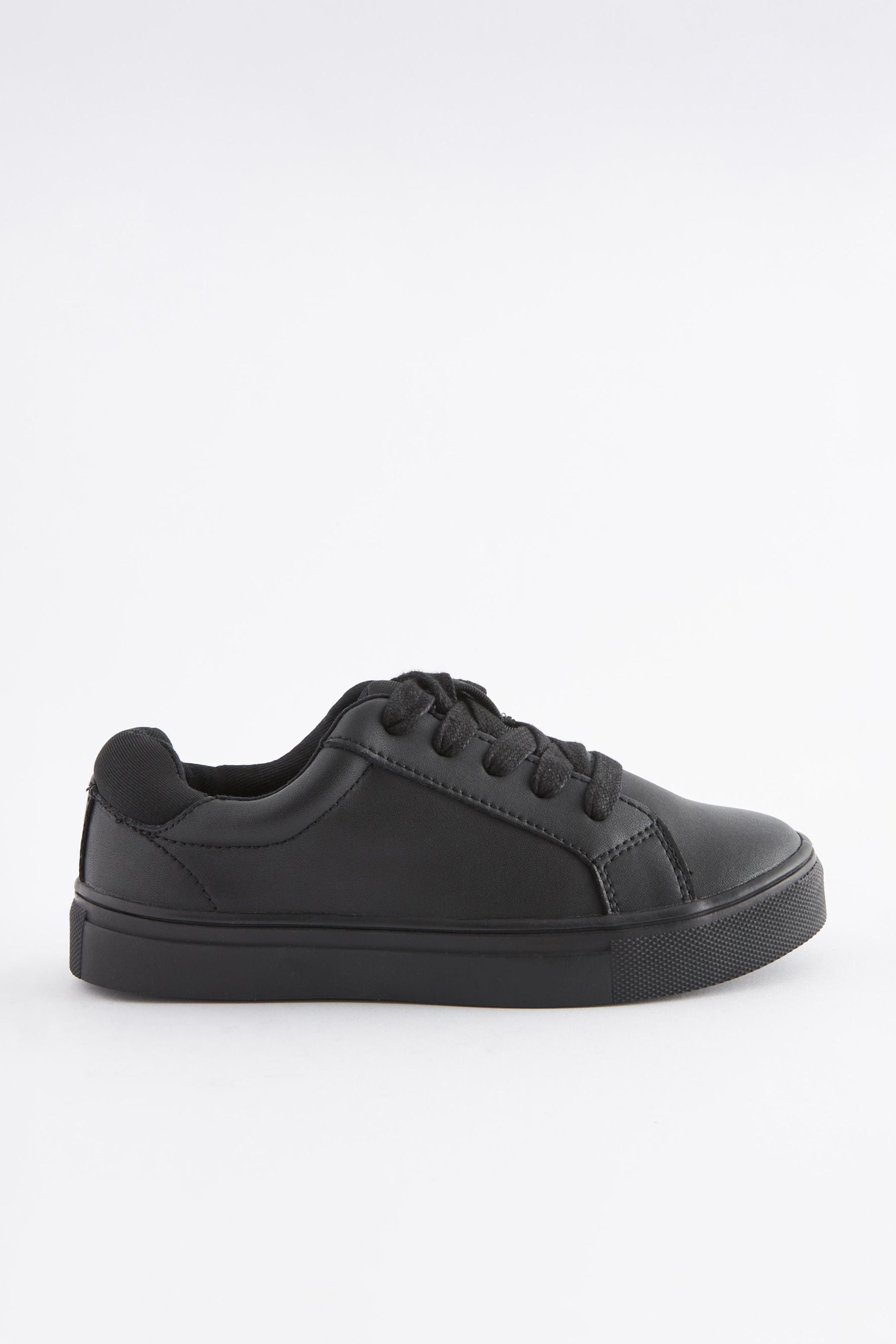 Black School Lace-Up Shoes