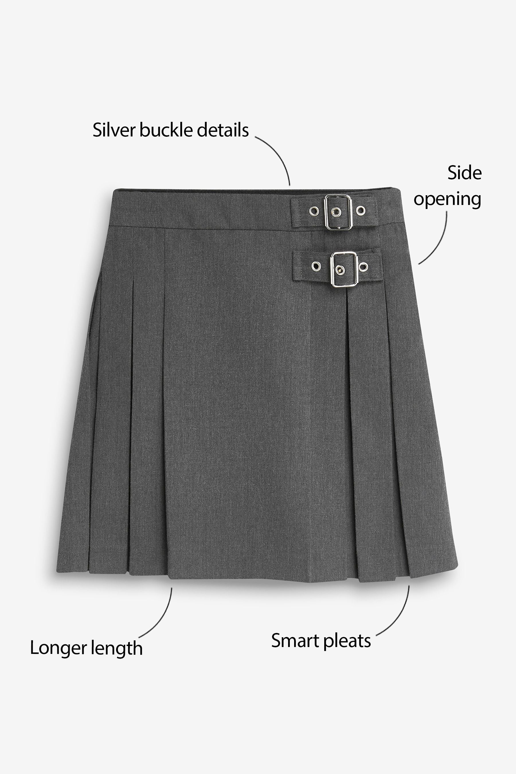 Grey School Kilt (3-16yrs)