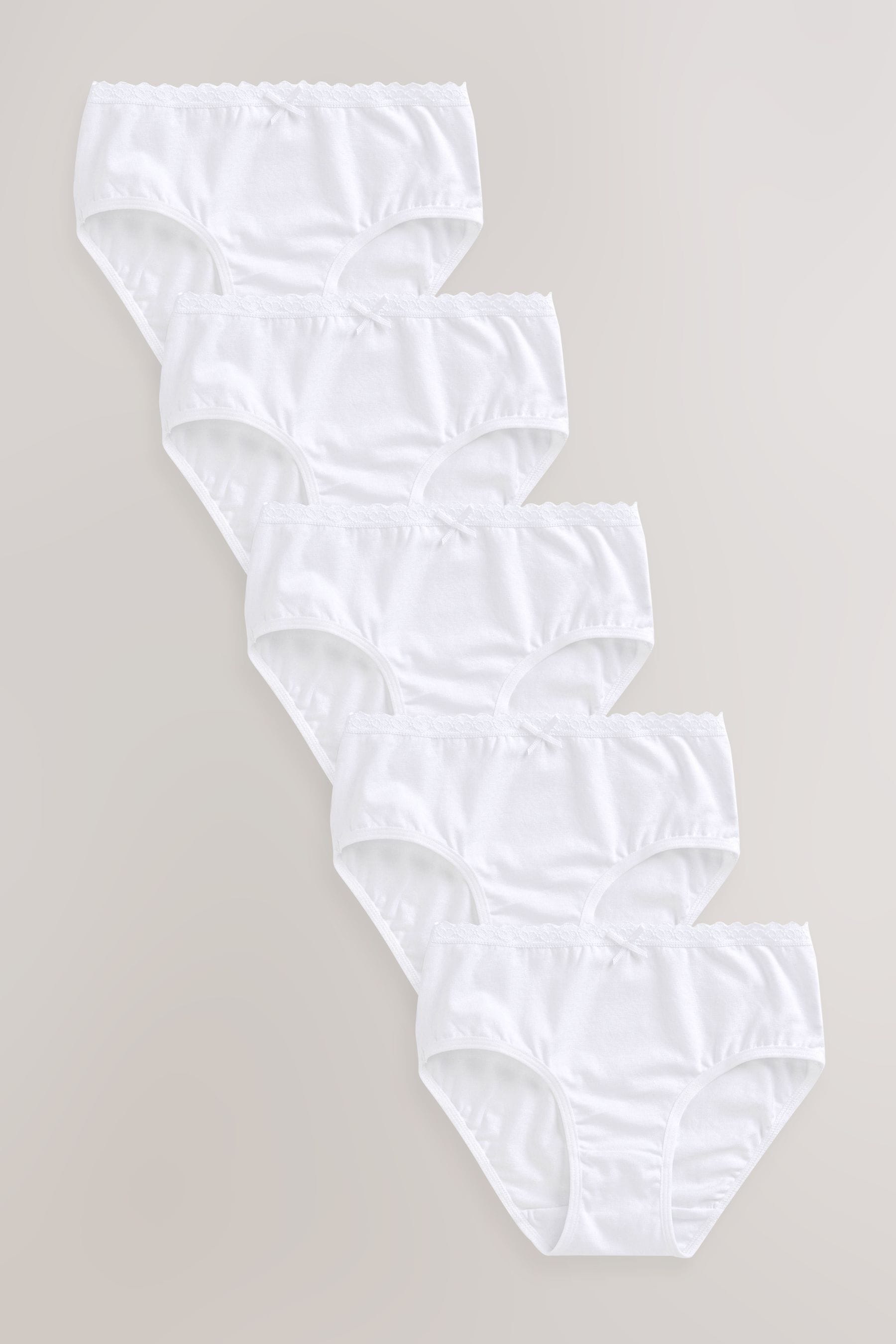 White Briefs 5 Pack (1.5-16yrs)