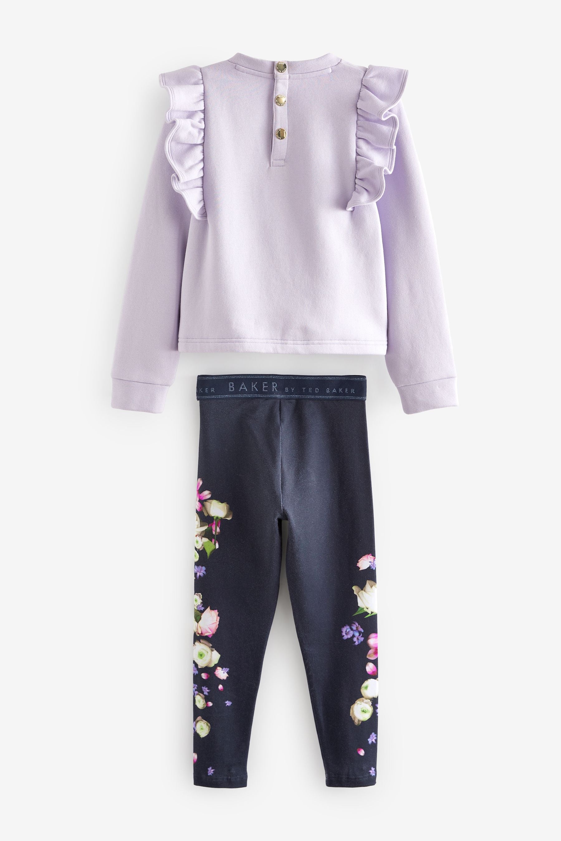 Baker by Ted Baker Frill Sweat Top and Leggings Set