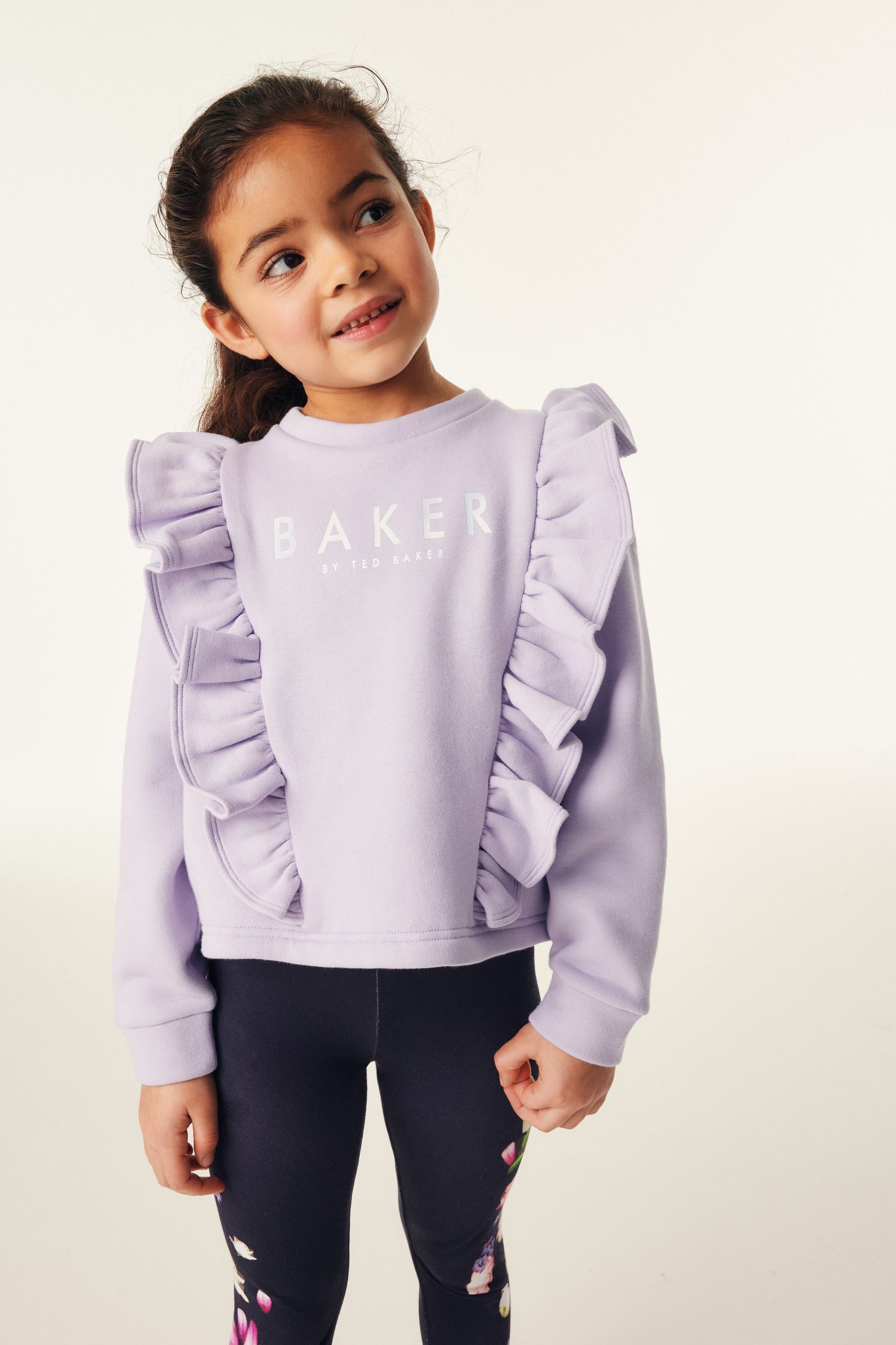 Baker by Ted Baker Frill Sweat Top and Leggings Set