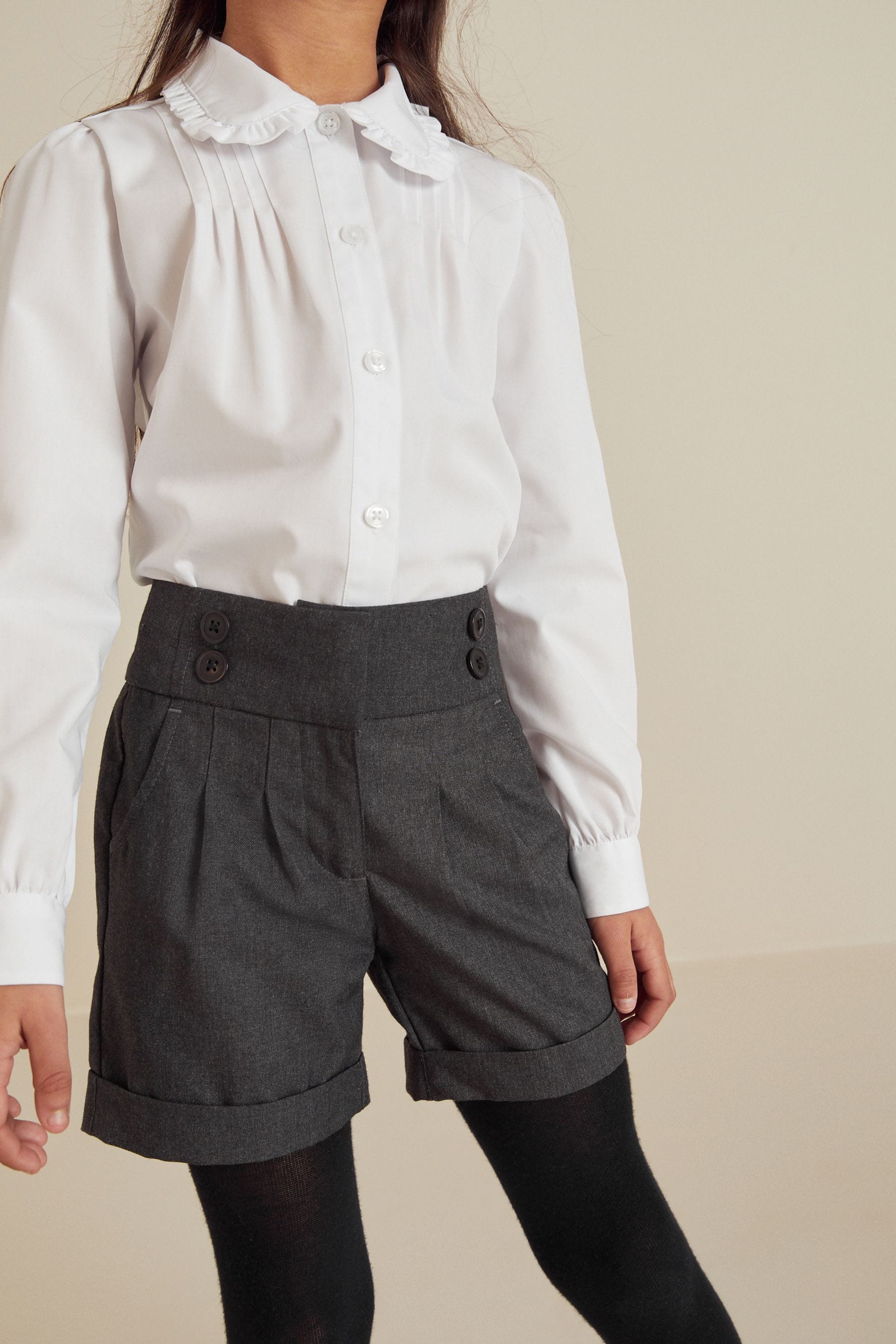 Grey School Shorts (3-16yrs)