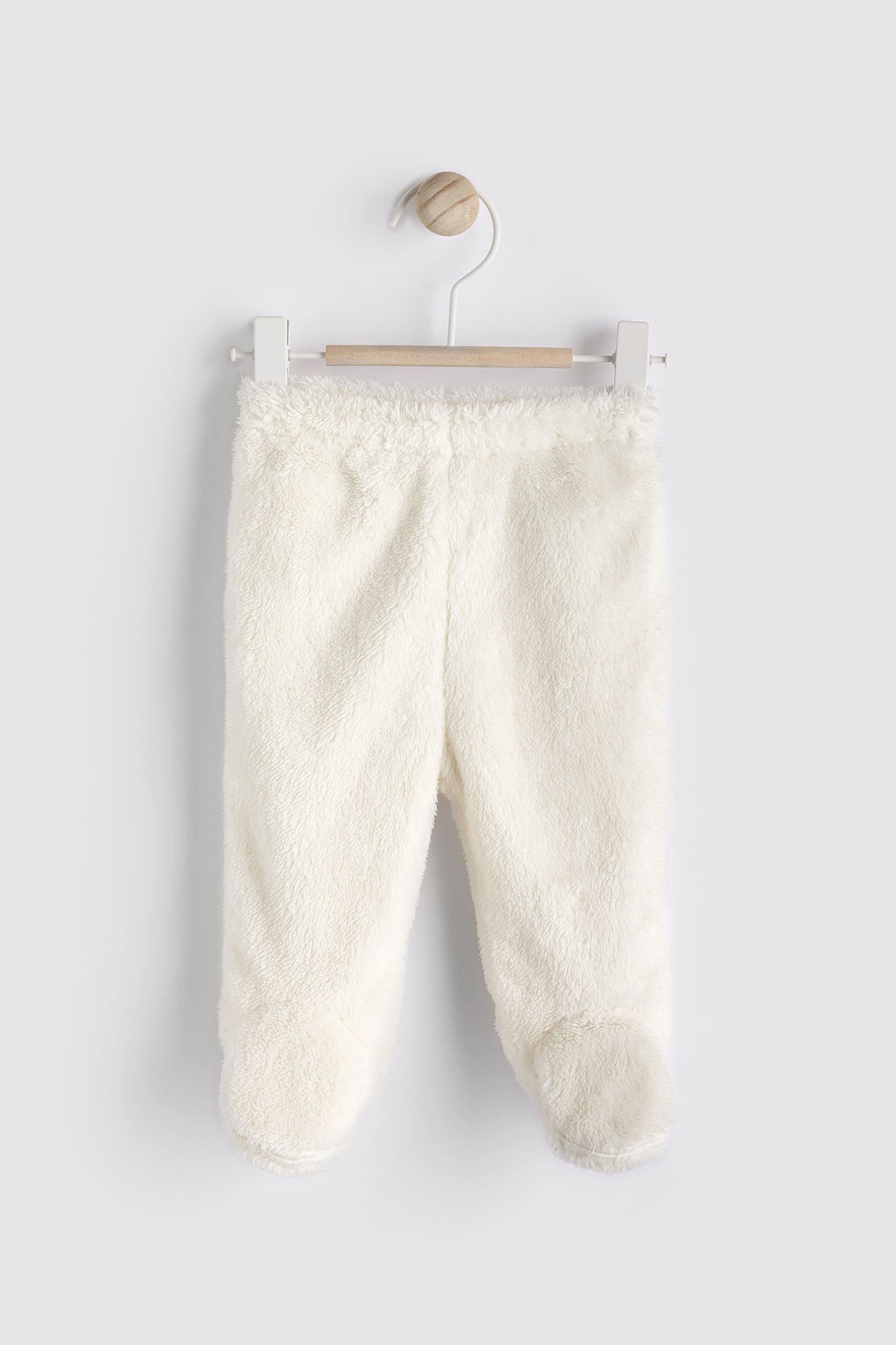 Ecru Baby Cosy Fleece Leggings (0-9mths)