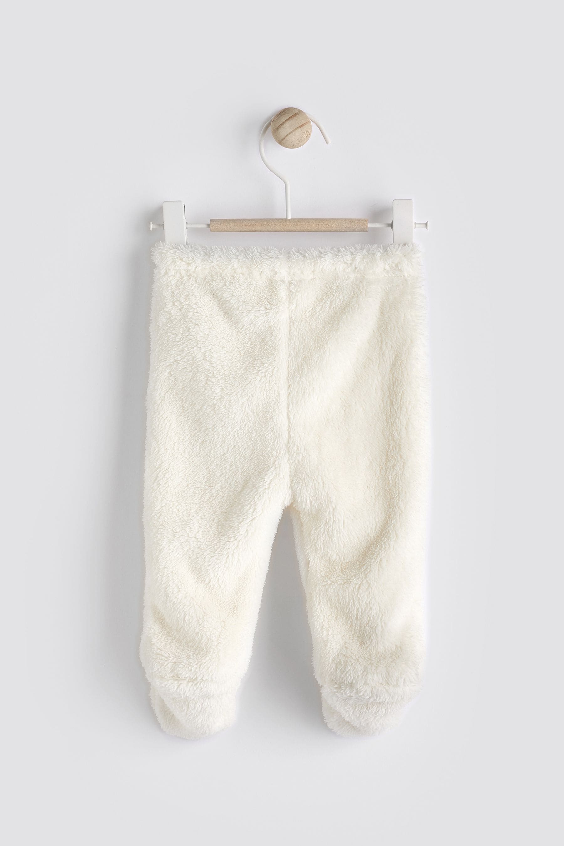 Ecru Baby Cosy Fleece Leggings (0-9mths)