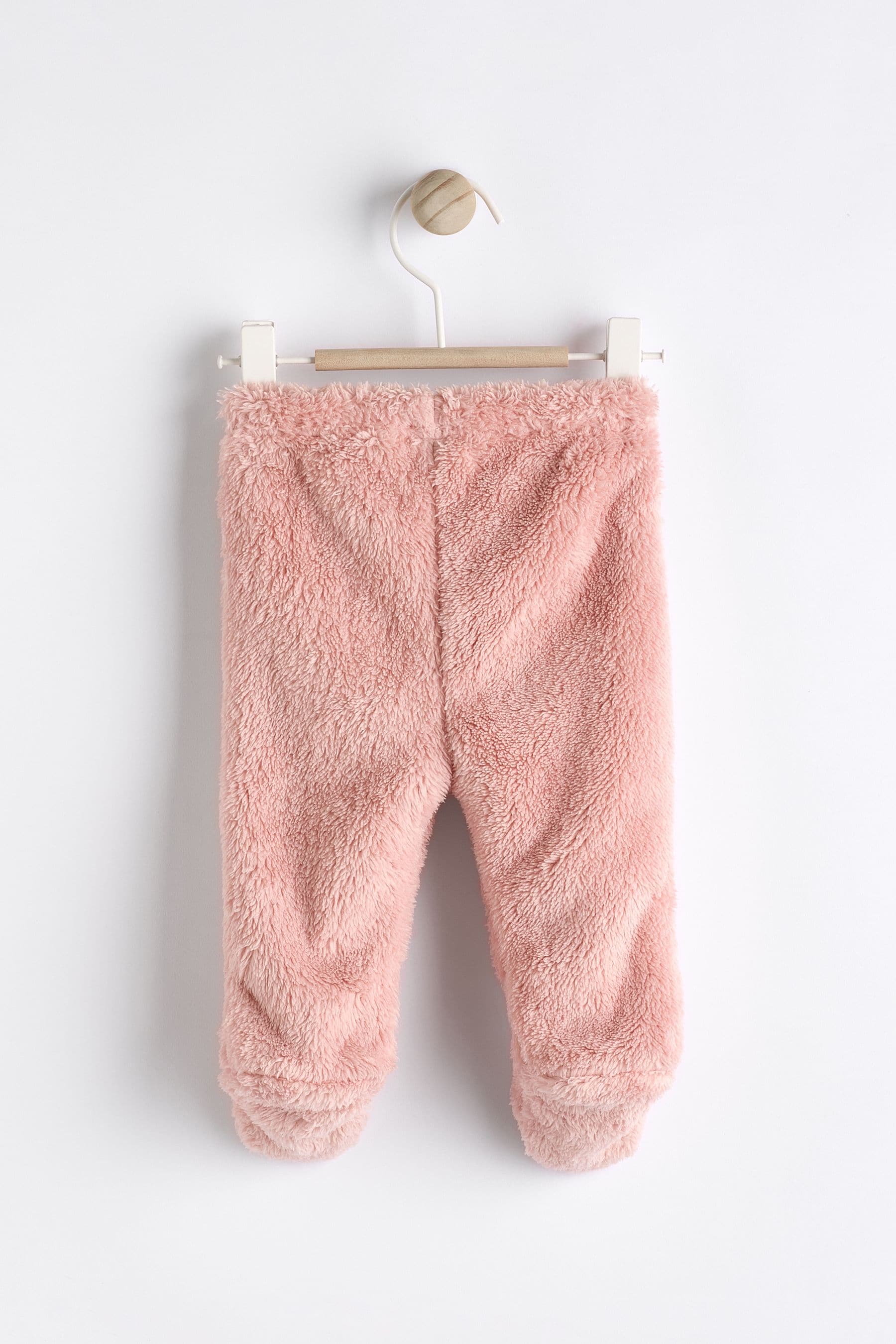 Pink Baby Cosy Fleece Leggings (0-9mths)