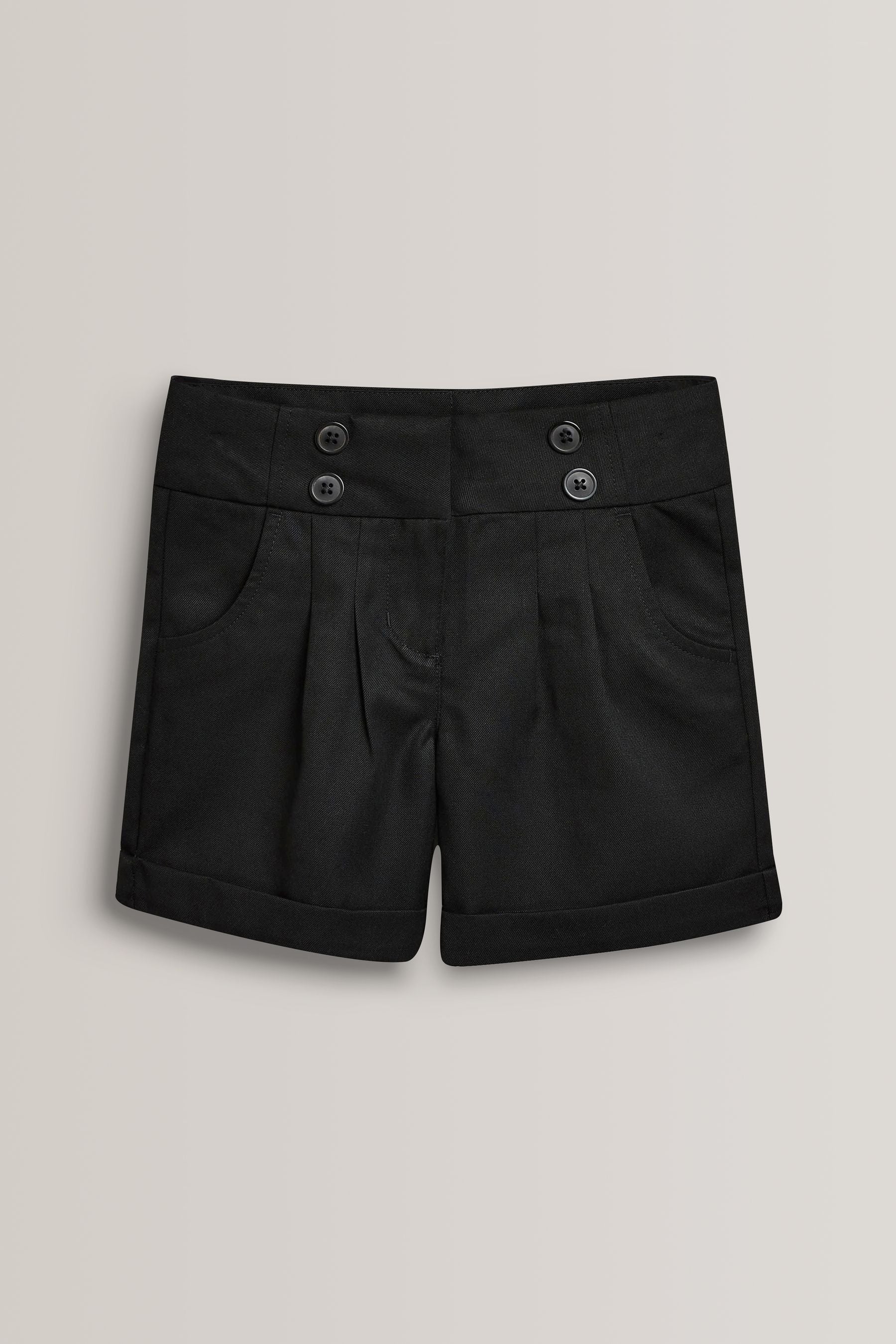 Black School Shorts (3-16yrs)