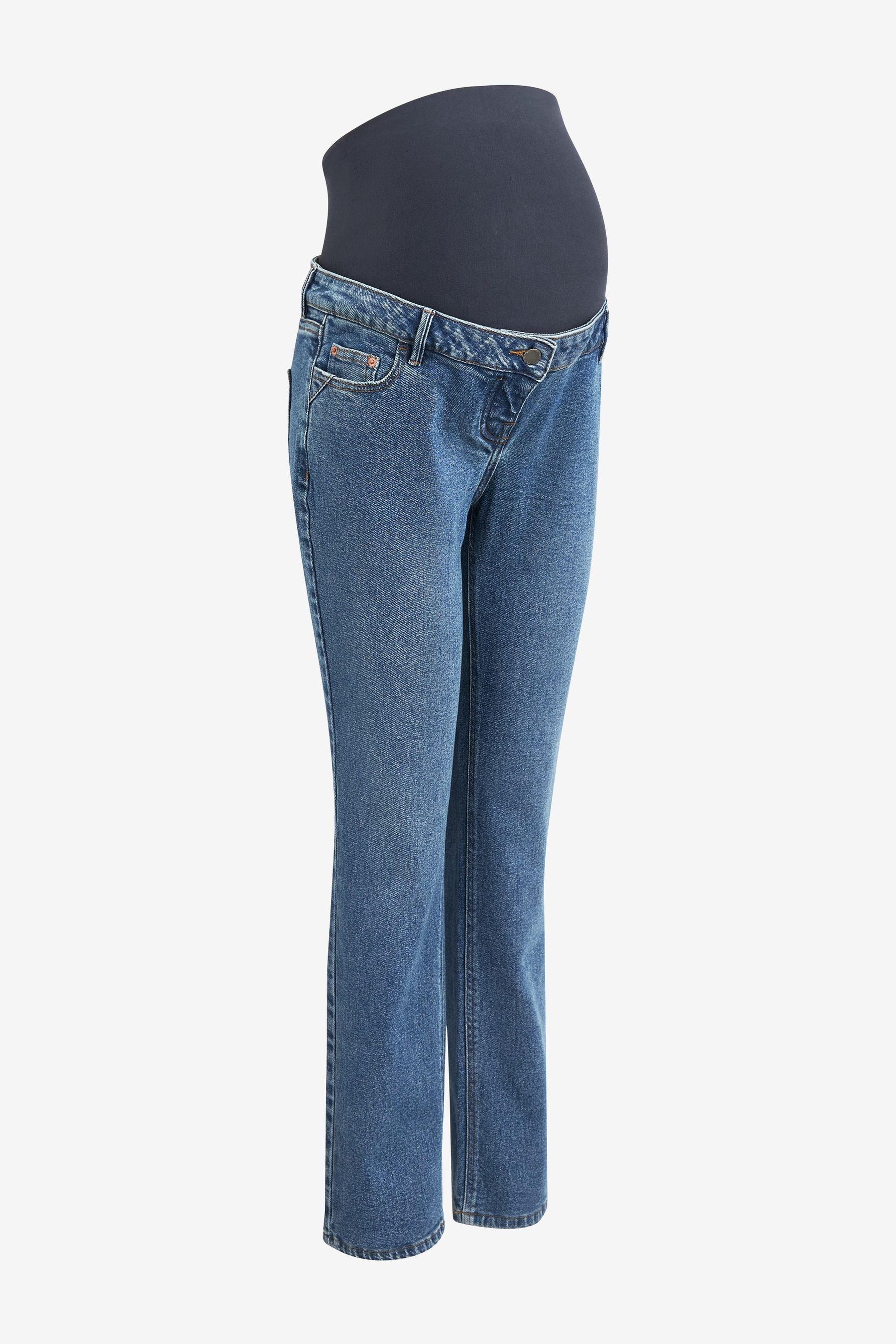 Dark Blue Straight Jeans