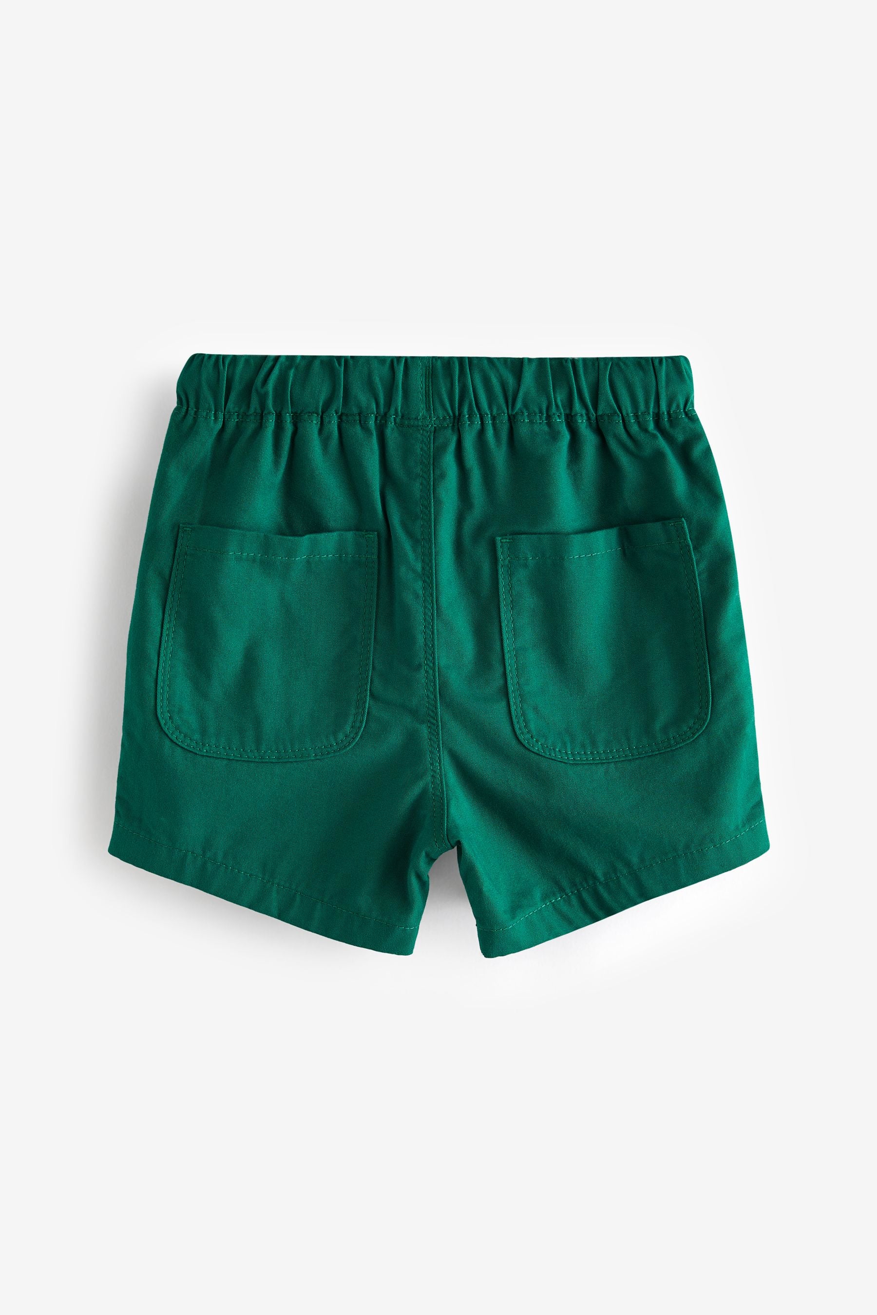 Black/Putty/Green Pull On Shorts 3 Pack (3mths-7yrs)