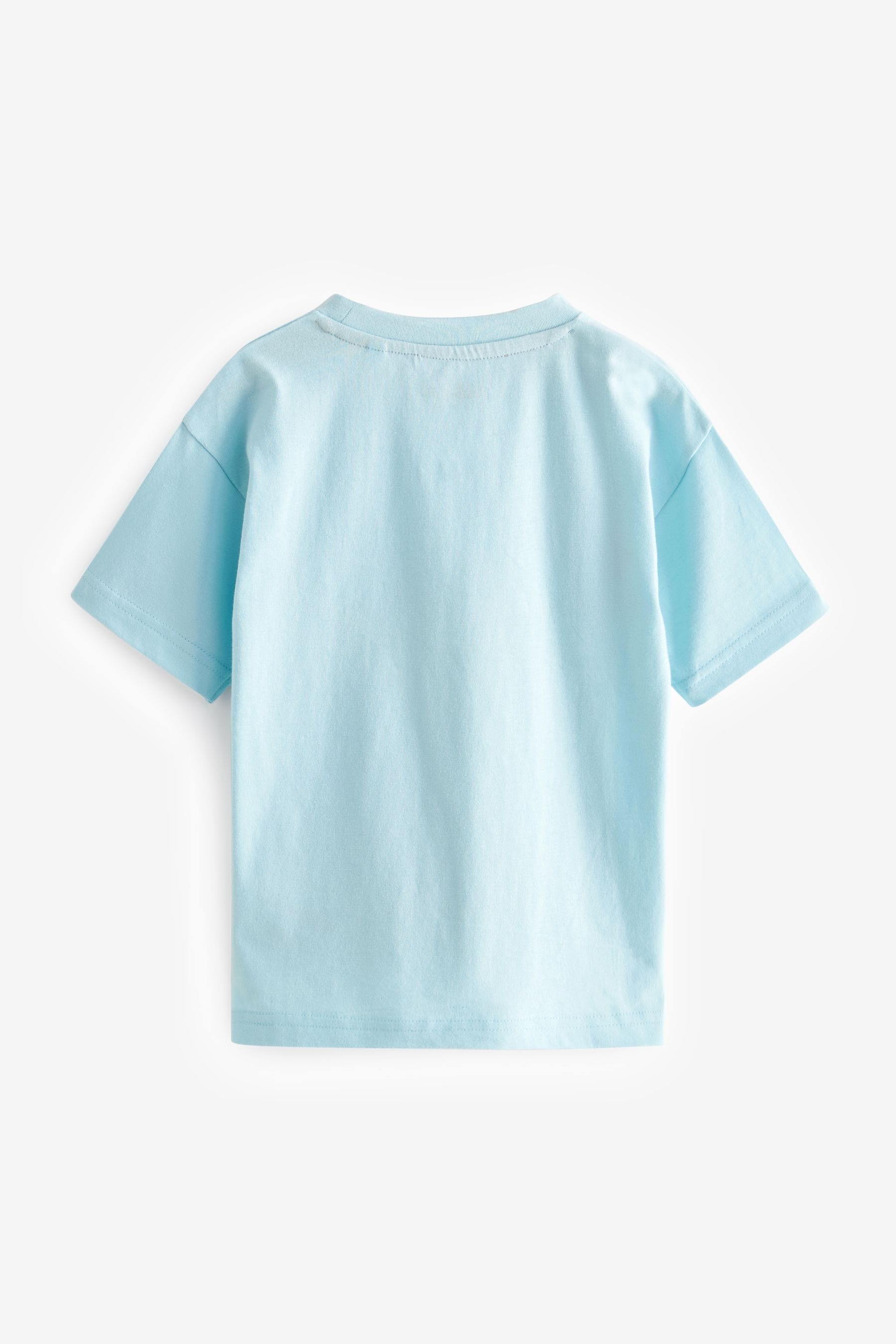 Blue 100% Cotton Paddington Bear Short Sleeve T-Shirt (3mths-8yrs)