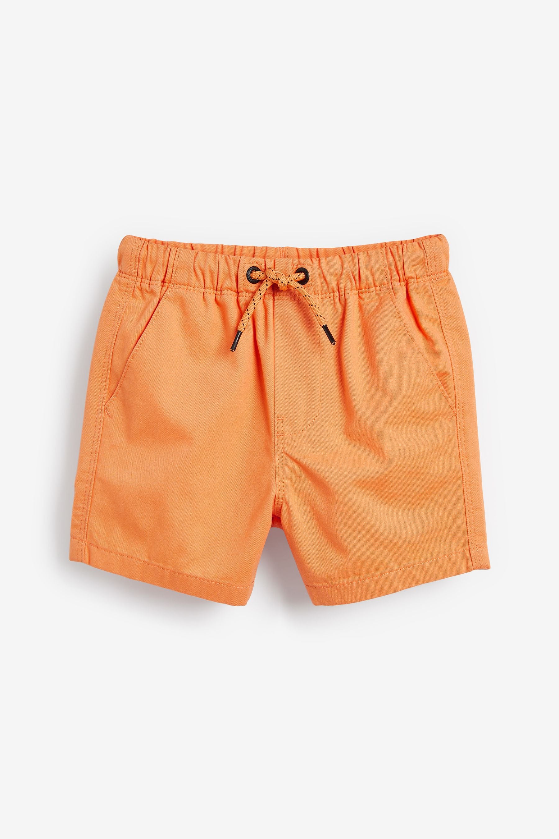 Orange Pull-On Shorts (3mths-7yrs)