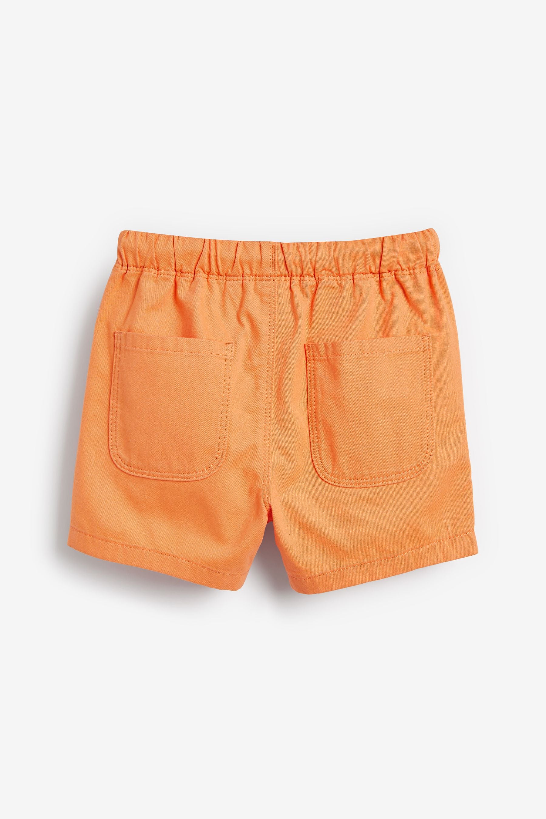 Orange Pull-On Shorts (3mths-7yrs)