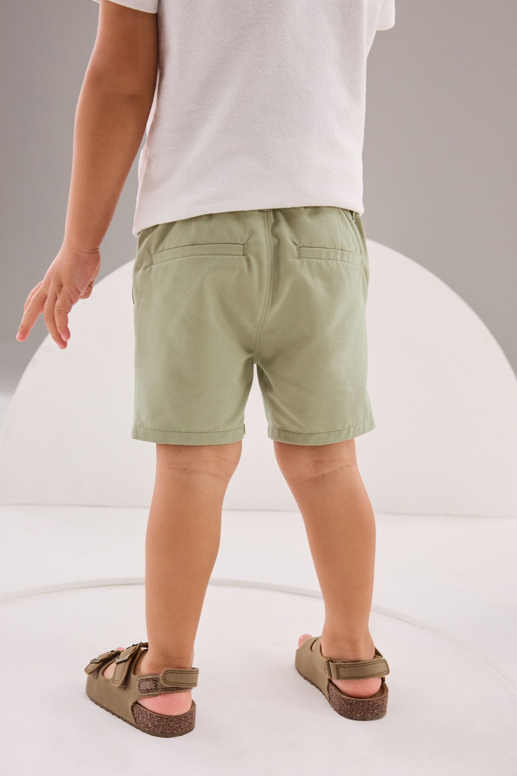 Sage Green Chinos Shorts (3mths-7yrs)