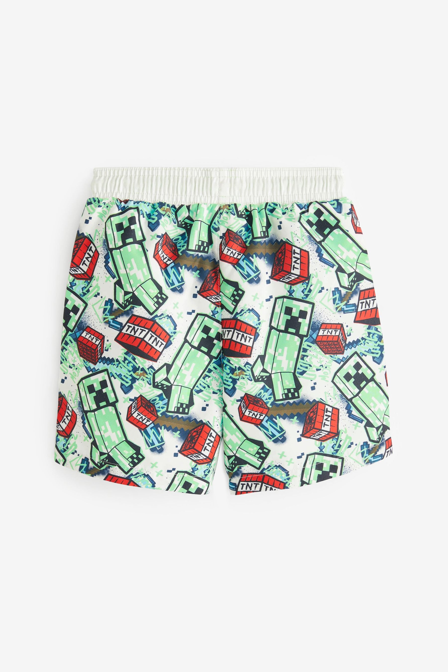 Minecraft Green Swim Shorts (3-16yrs)