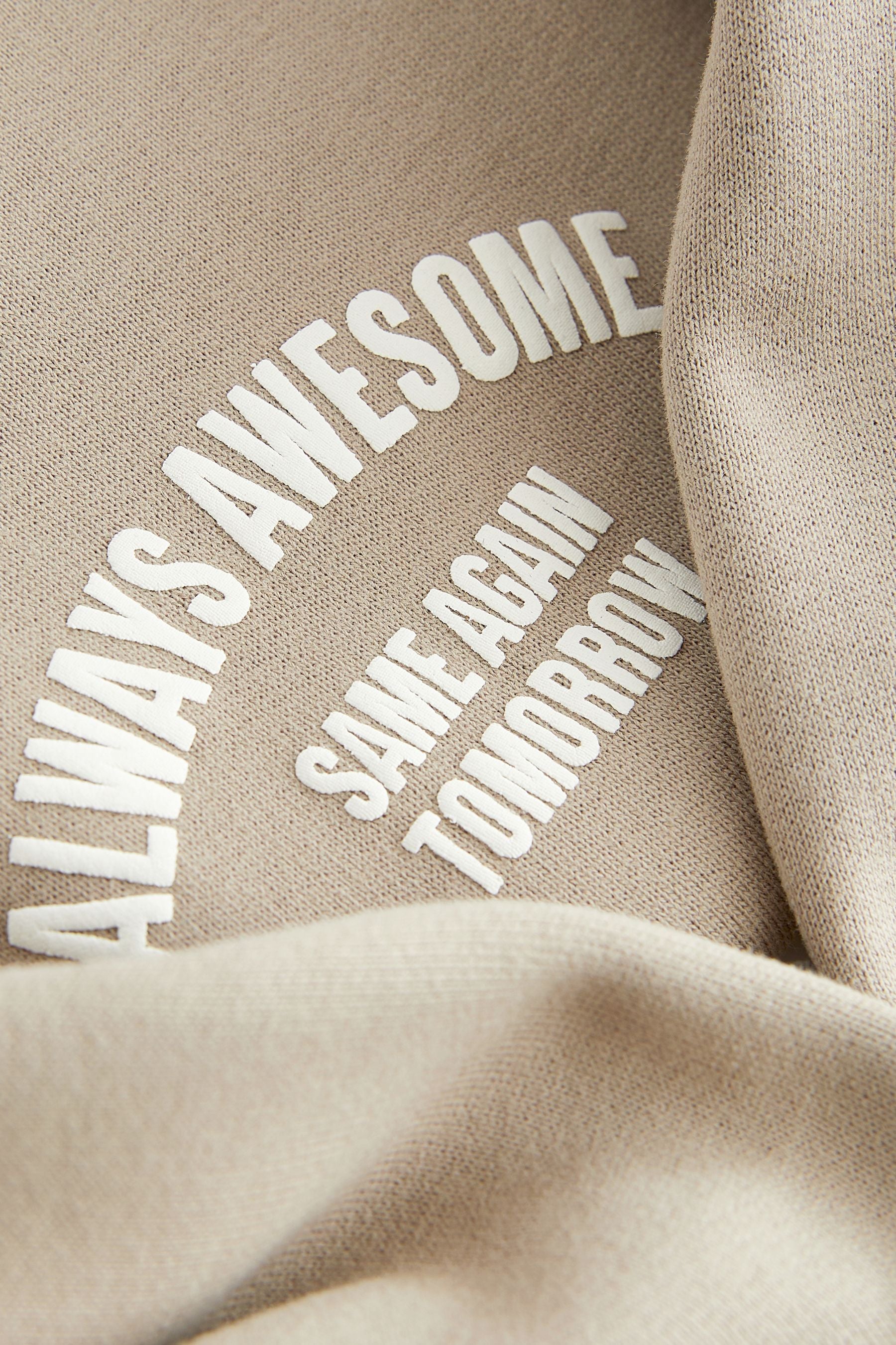 Cement Stone Slogan Crew Neck 100% Cotton Sweatshirt (3mths-7yrs)