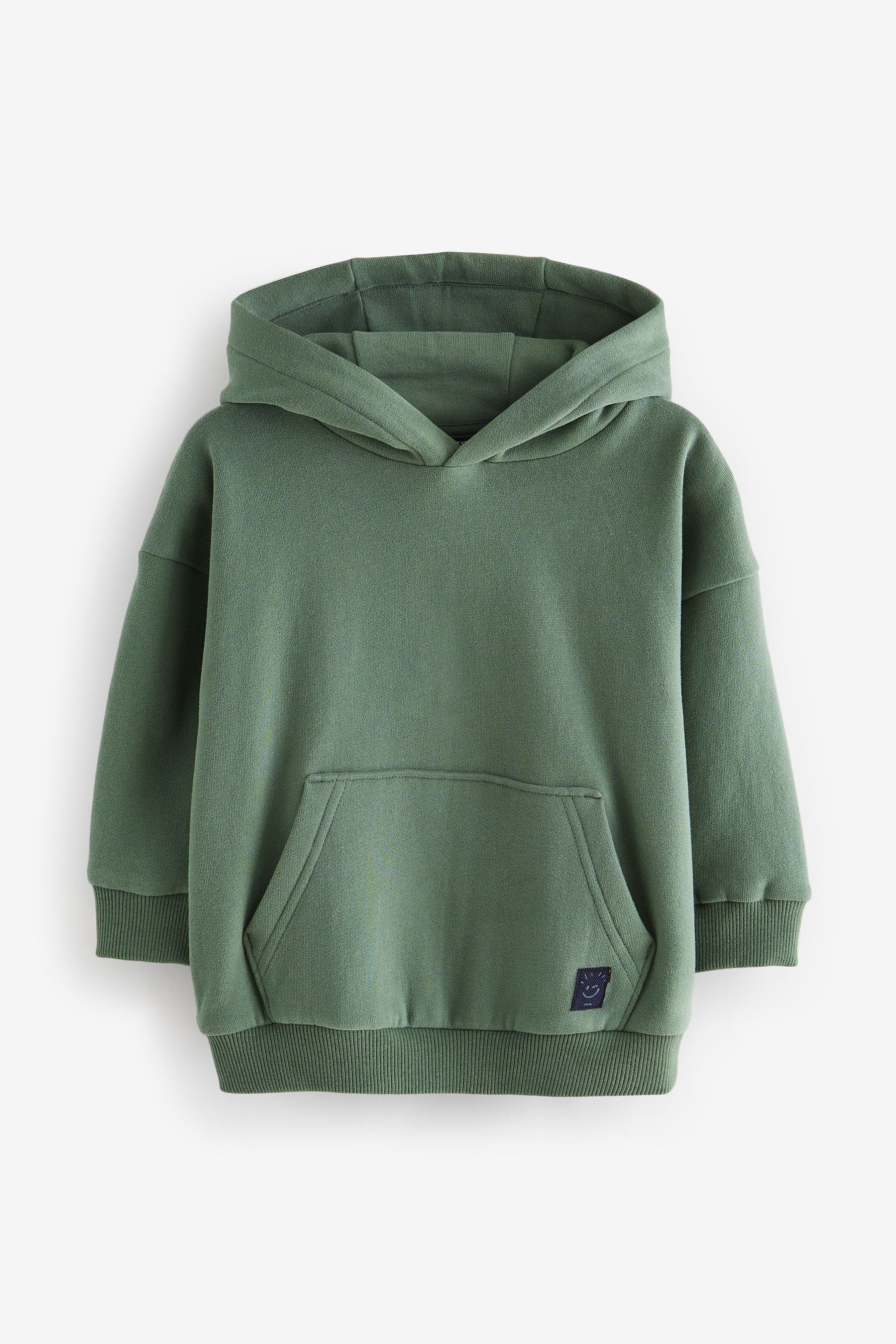 Khaki Green Long Sleeve Soft Touch Hoodie (3mths-7yrs)