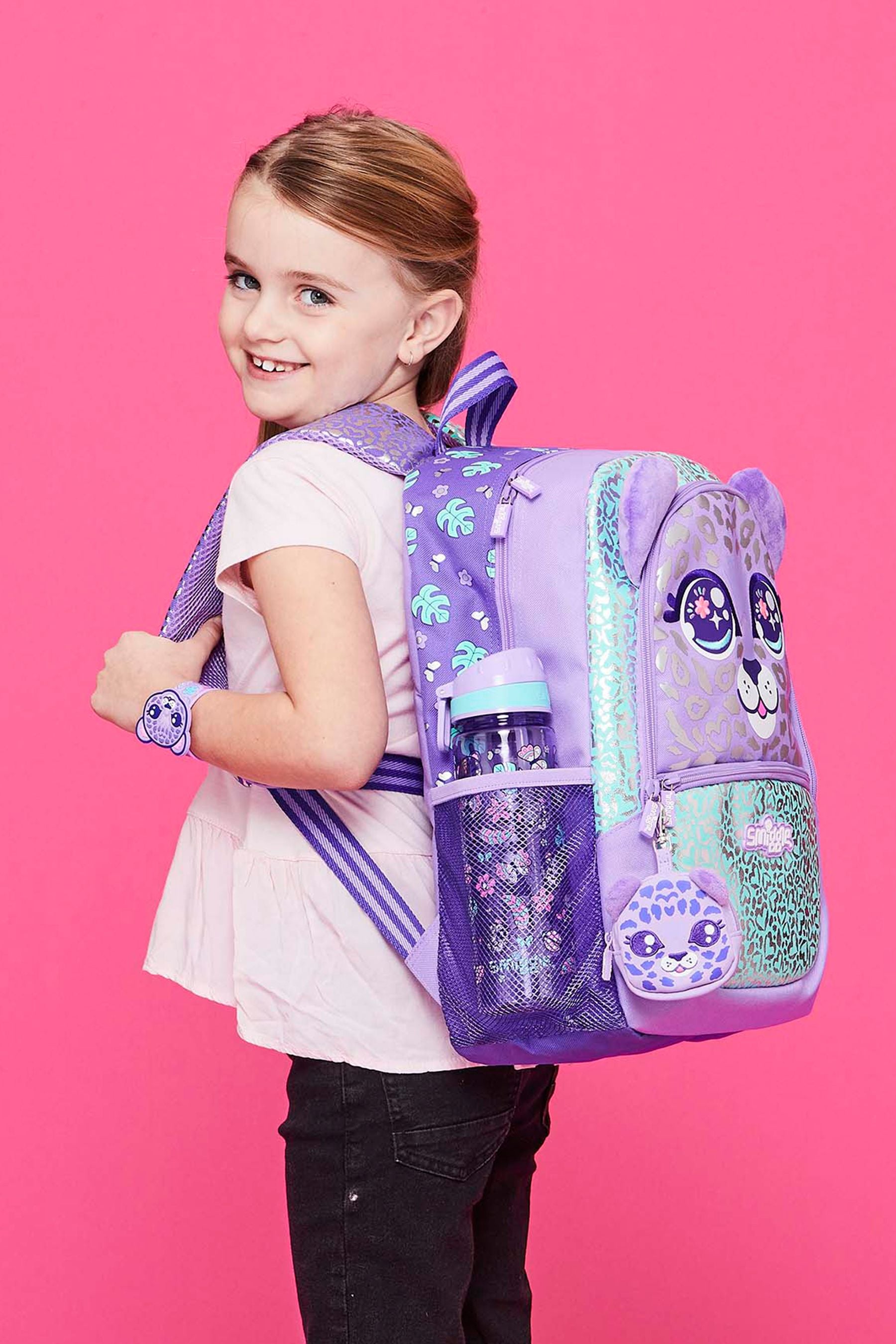 Smiggle Purple Best Budz Classic Backpack