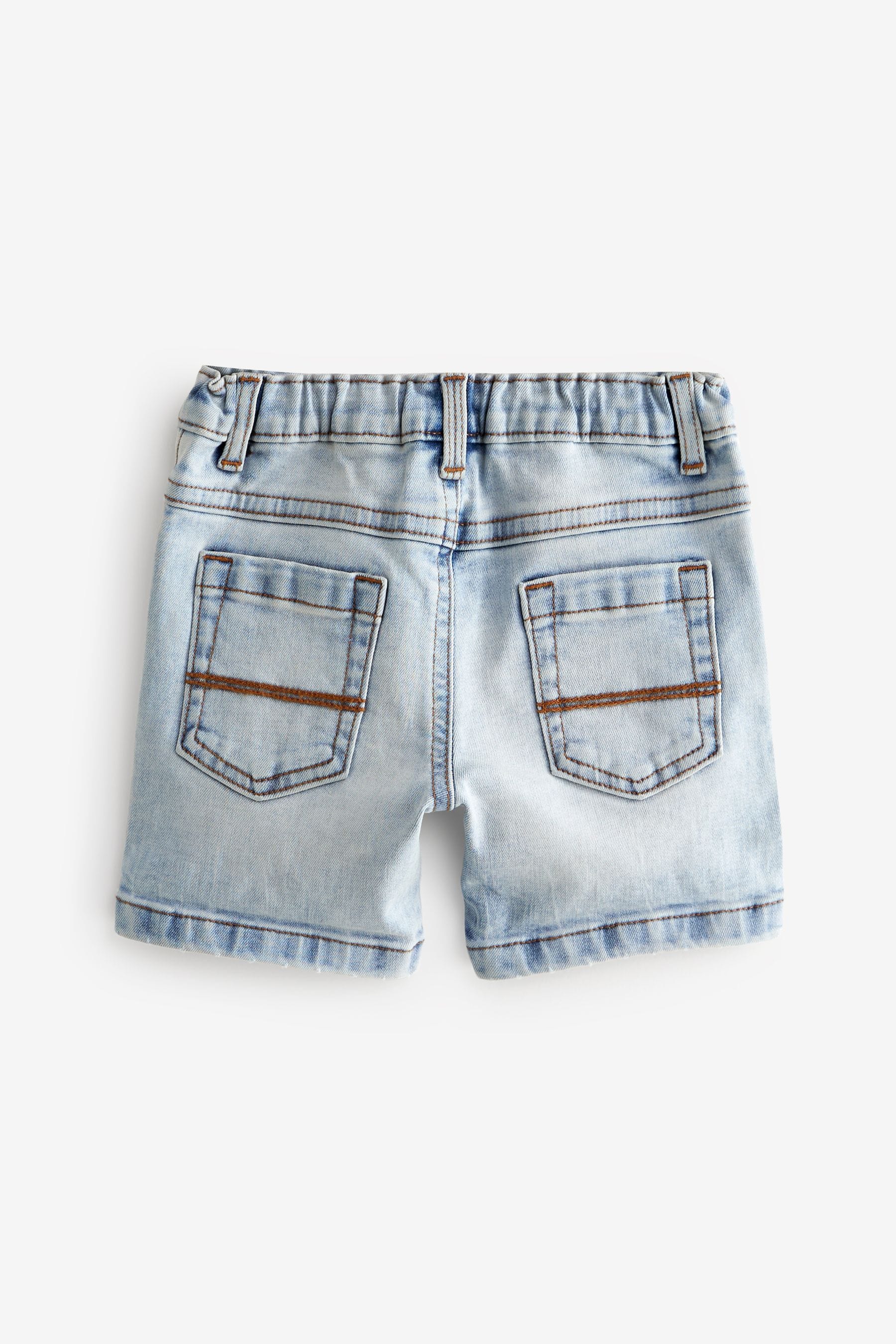 Light Blue Distressed Denim Shorts (3mths-7yrs)